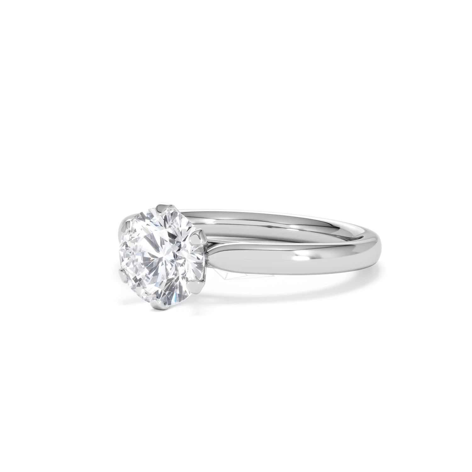 1.5ct Diamond Engagement Ring Low Set Chloe Lab F/VS1 Platinum - Image 81