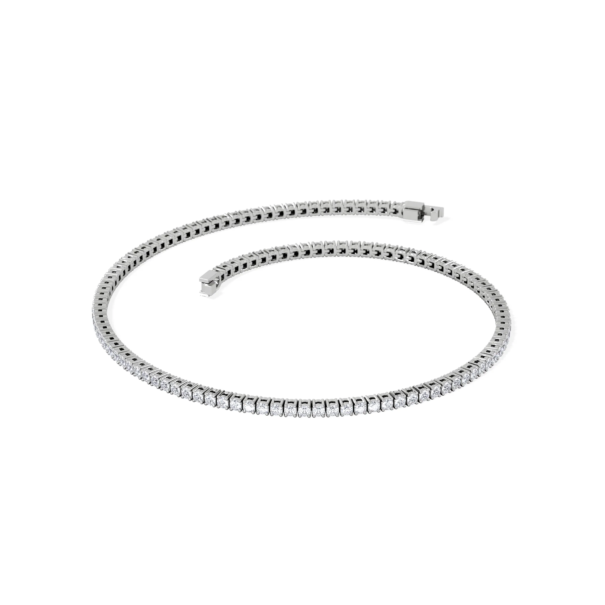 1.5ct Lab Diamond Tennis Bracelet Claw Set in 925 Silver - Image 3
