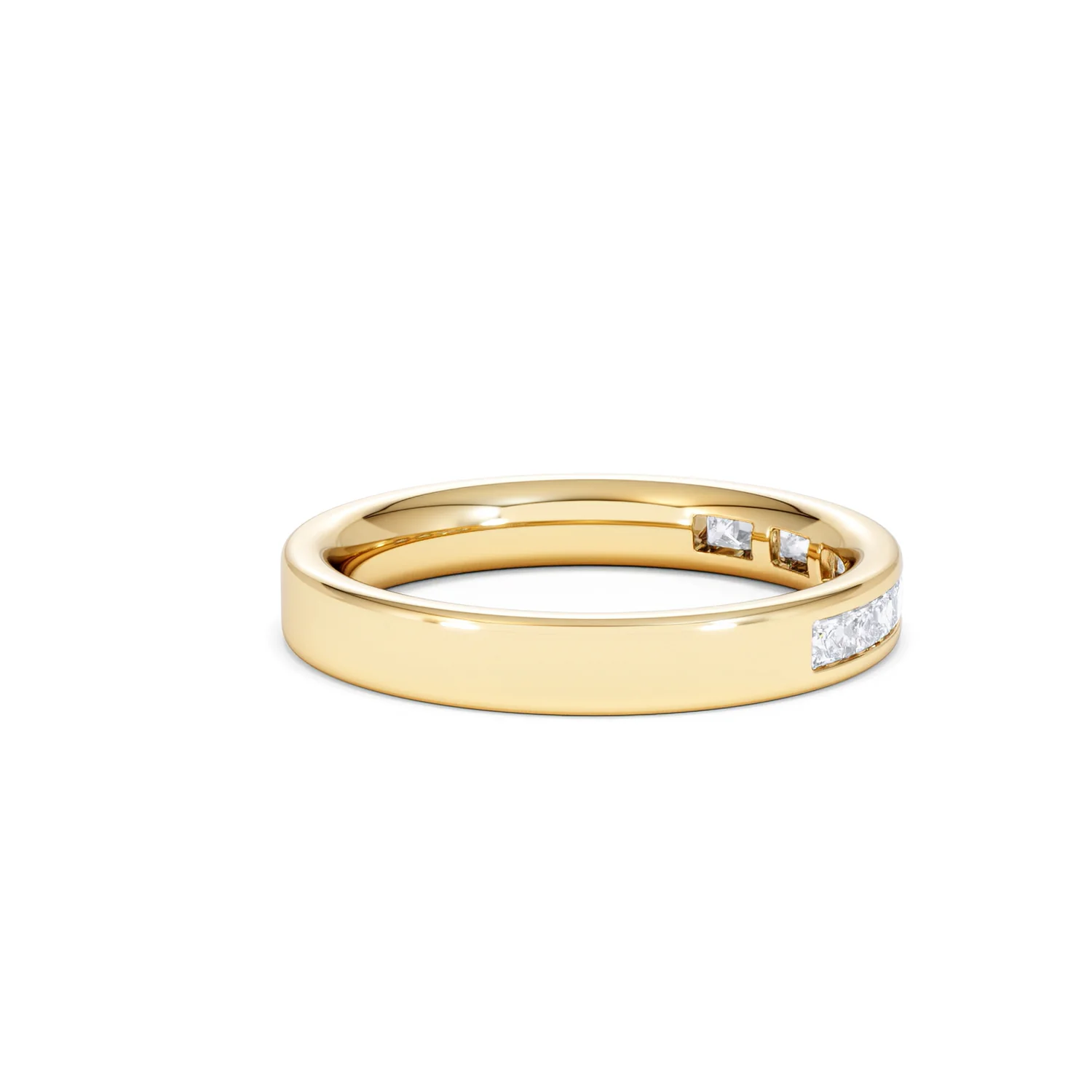 18K Gold Princess Diamond Half Eternity Ring 0.50CT H/SI - Image 30