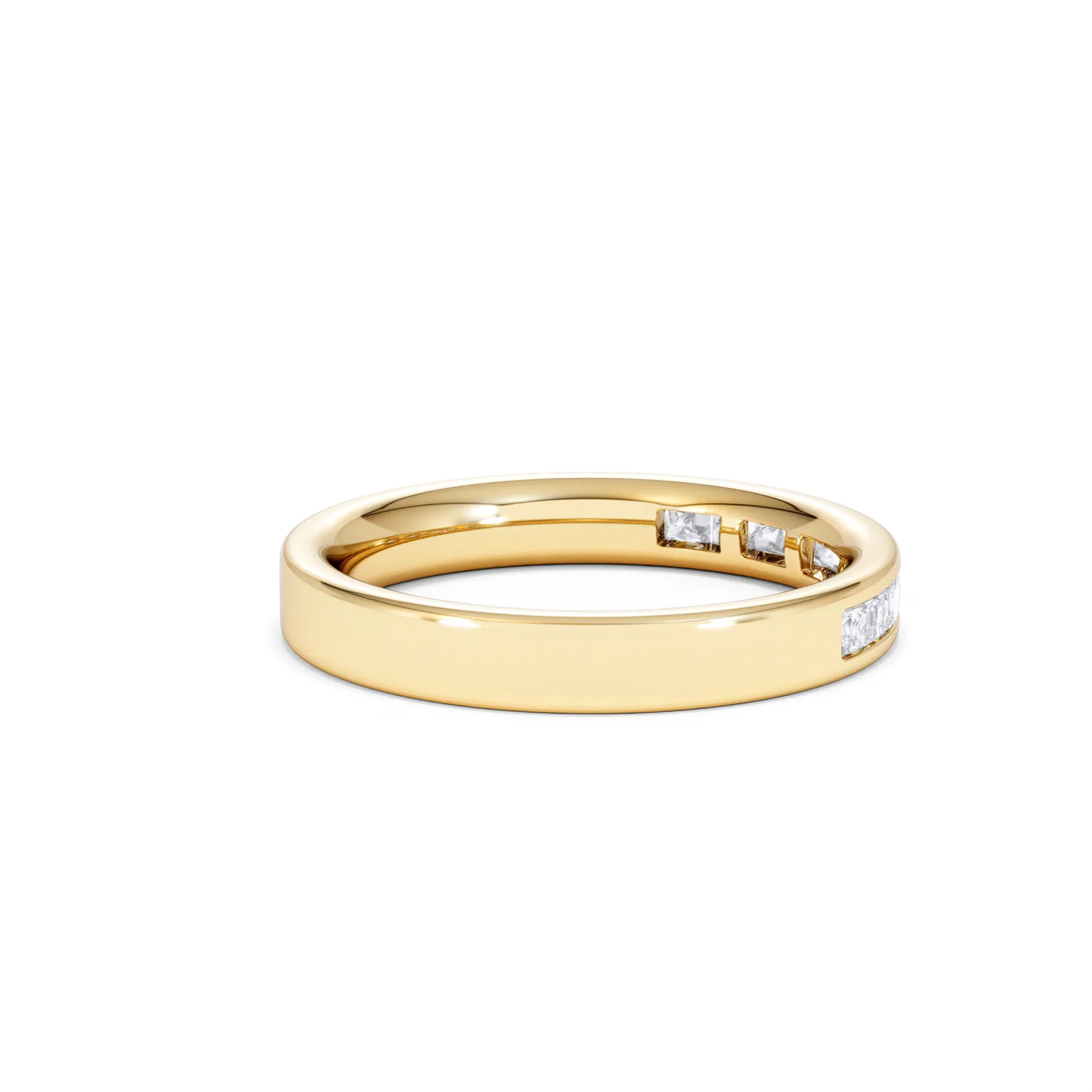 18K Gold Princess Diamond Half Eternity Ring 0.50CT H/SI - Image 32