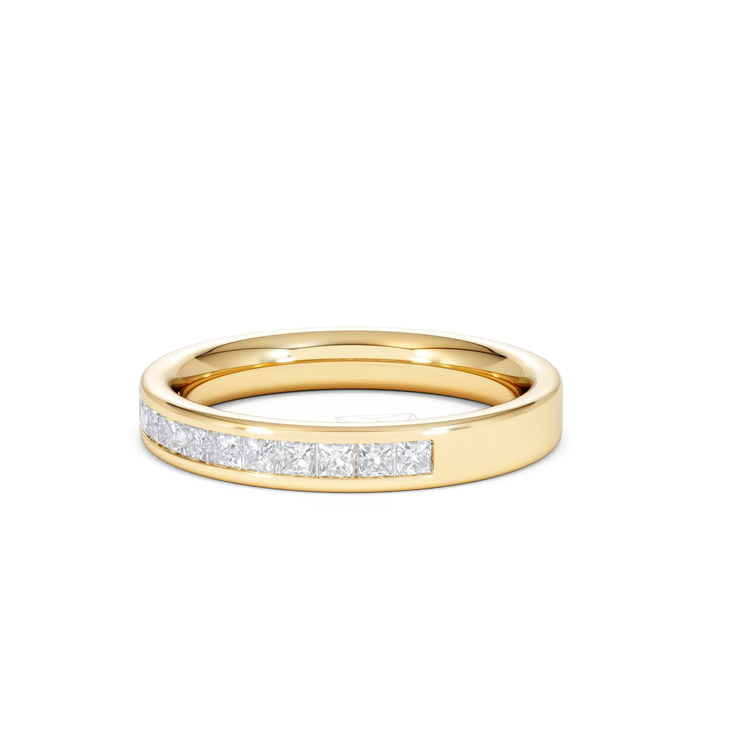 18K Gold Princess Diamond Half Eternity Ring 0.50CT H/SI - Image 80