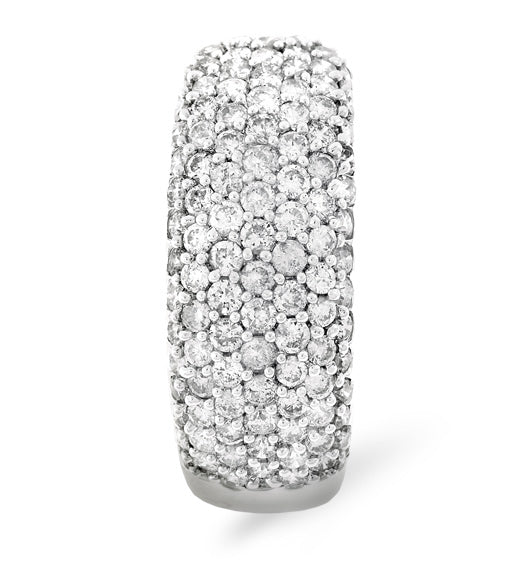 18K White Gold Diamond Ring 1.35ct - Image 2