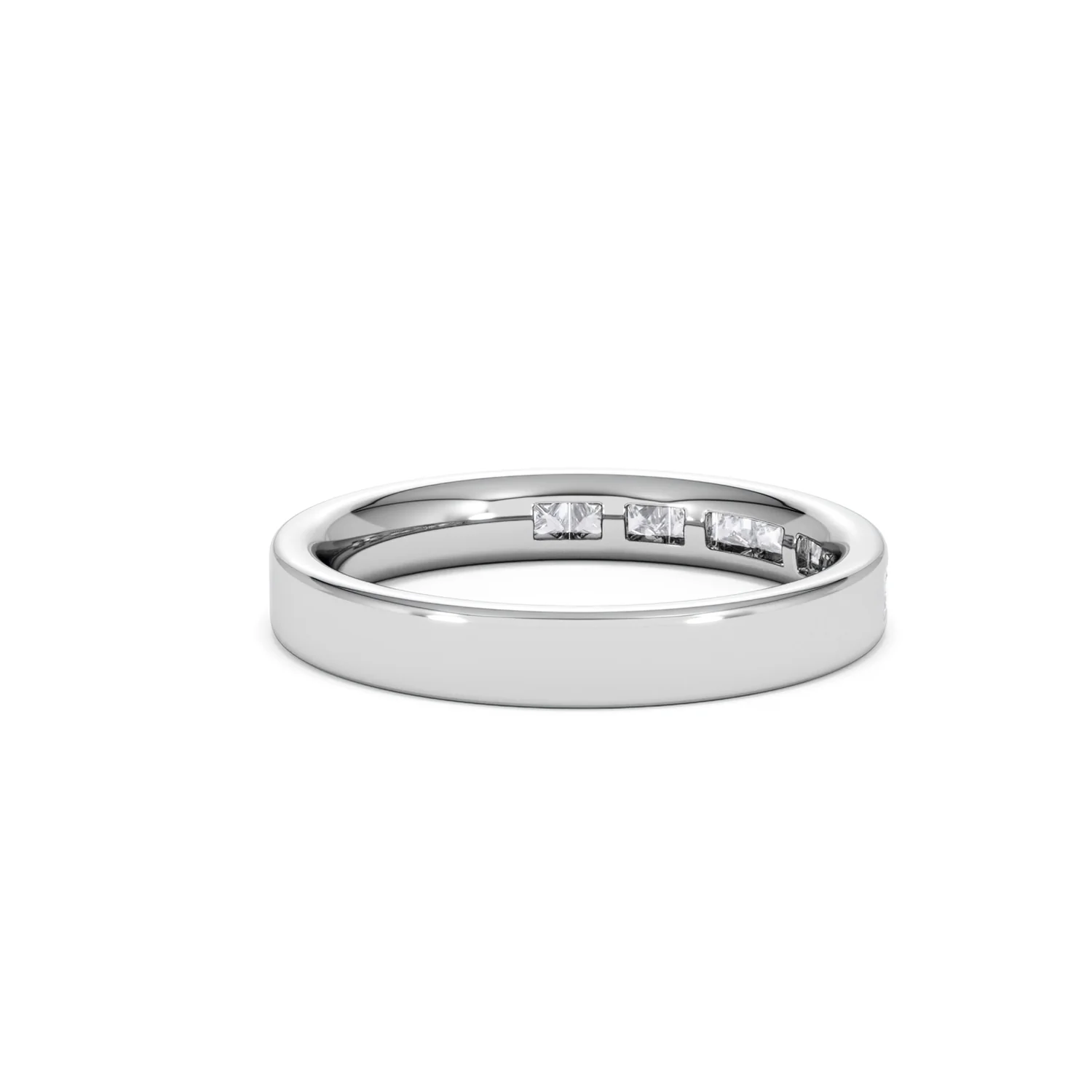 18K White Gold Princess Diamond Half Eternity Ring 0.50CT G/VS - Image 38