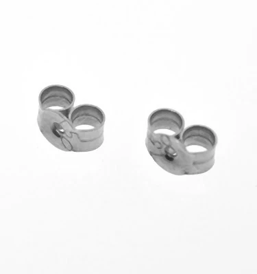 18K White Gold Princess Lab Diamond Earrings - 1CT - F/VS - 4.8mm - Image 4