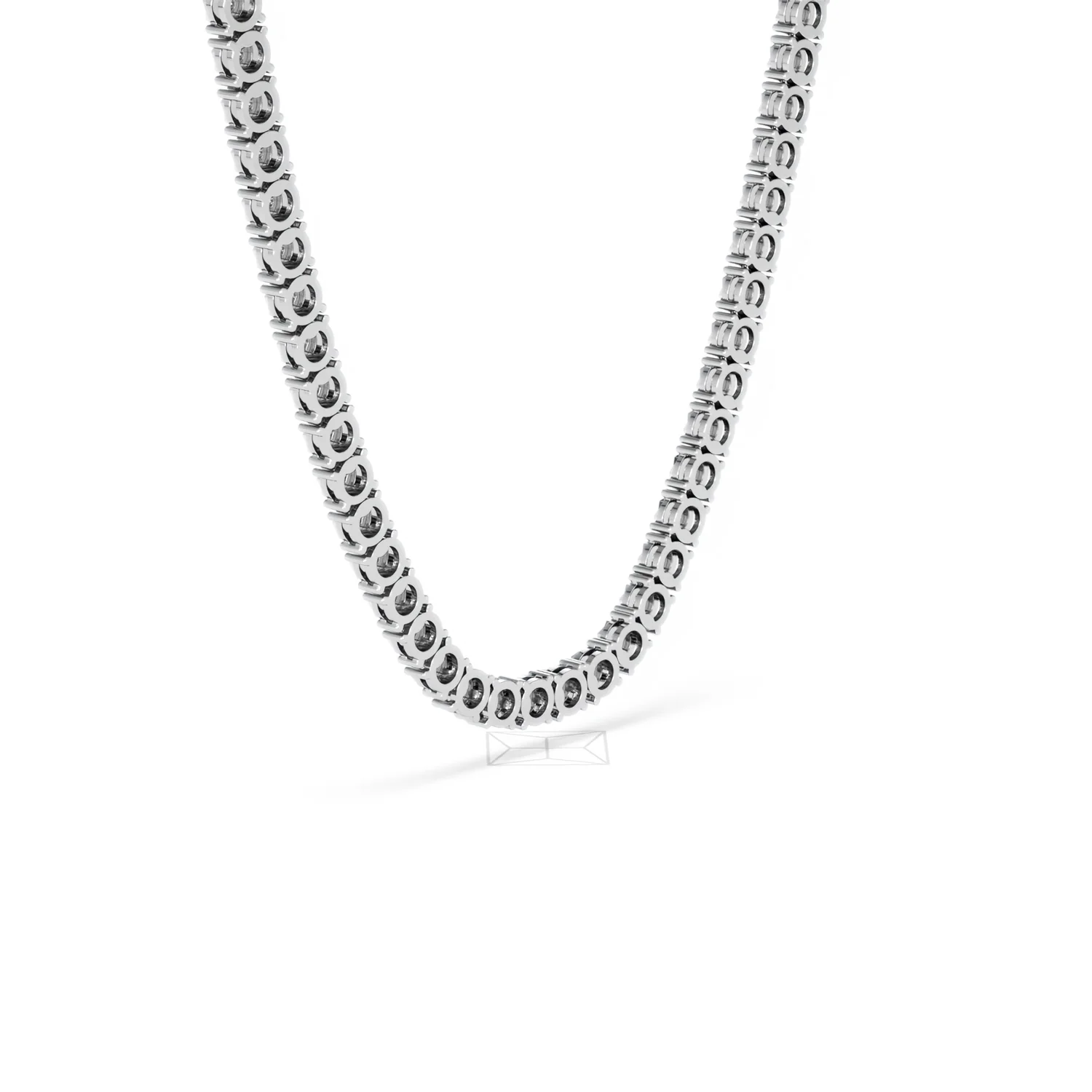 Brilliance 2.50ct Round Cut Lab Diamond Tennis Necklace in Sterling Silver - Image 59