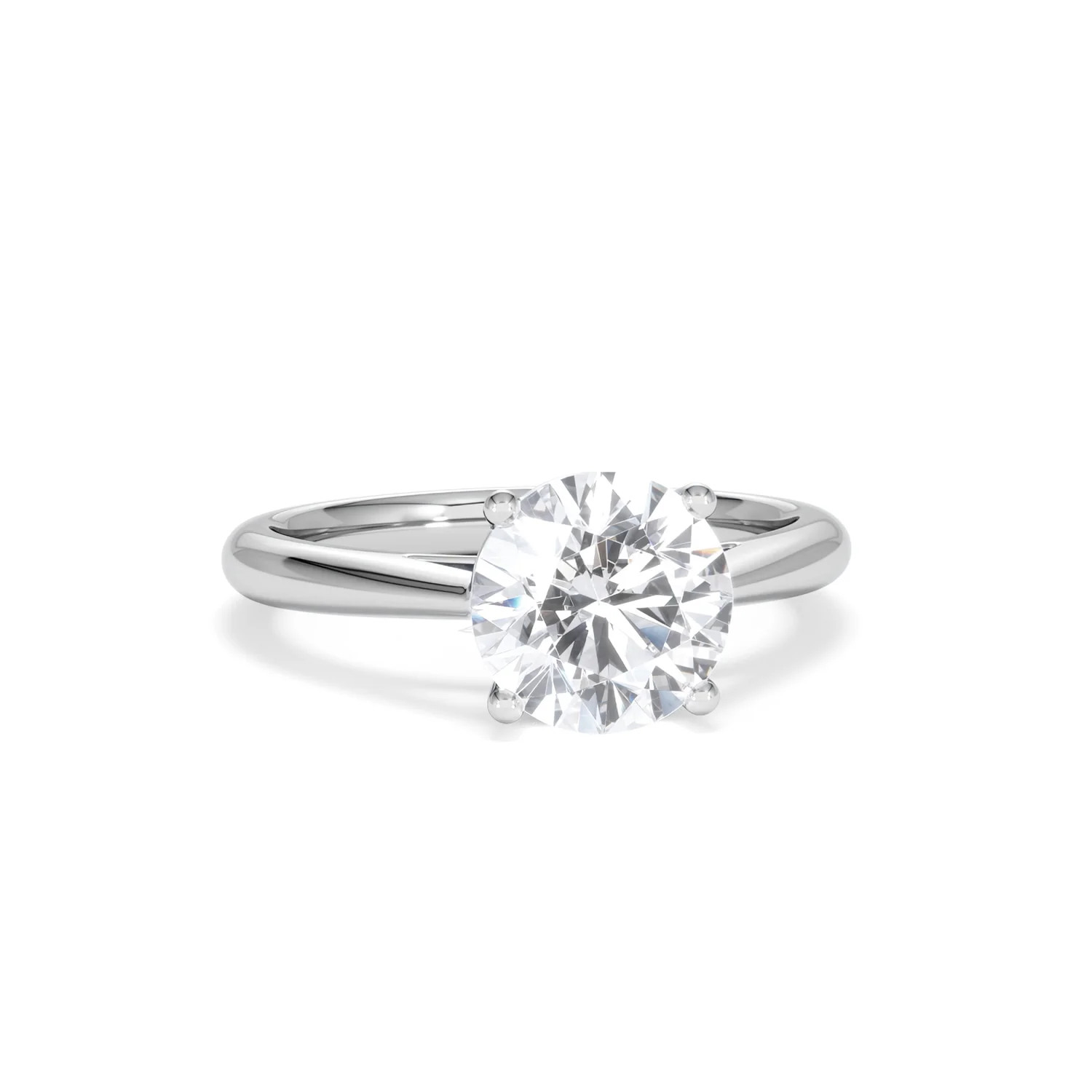 2 Carat Diamond Engagement Ring Elysia Lab F/VS1 18K White Gold - Image 10