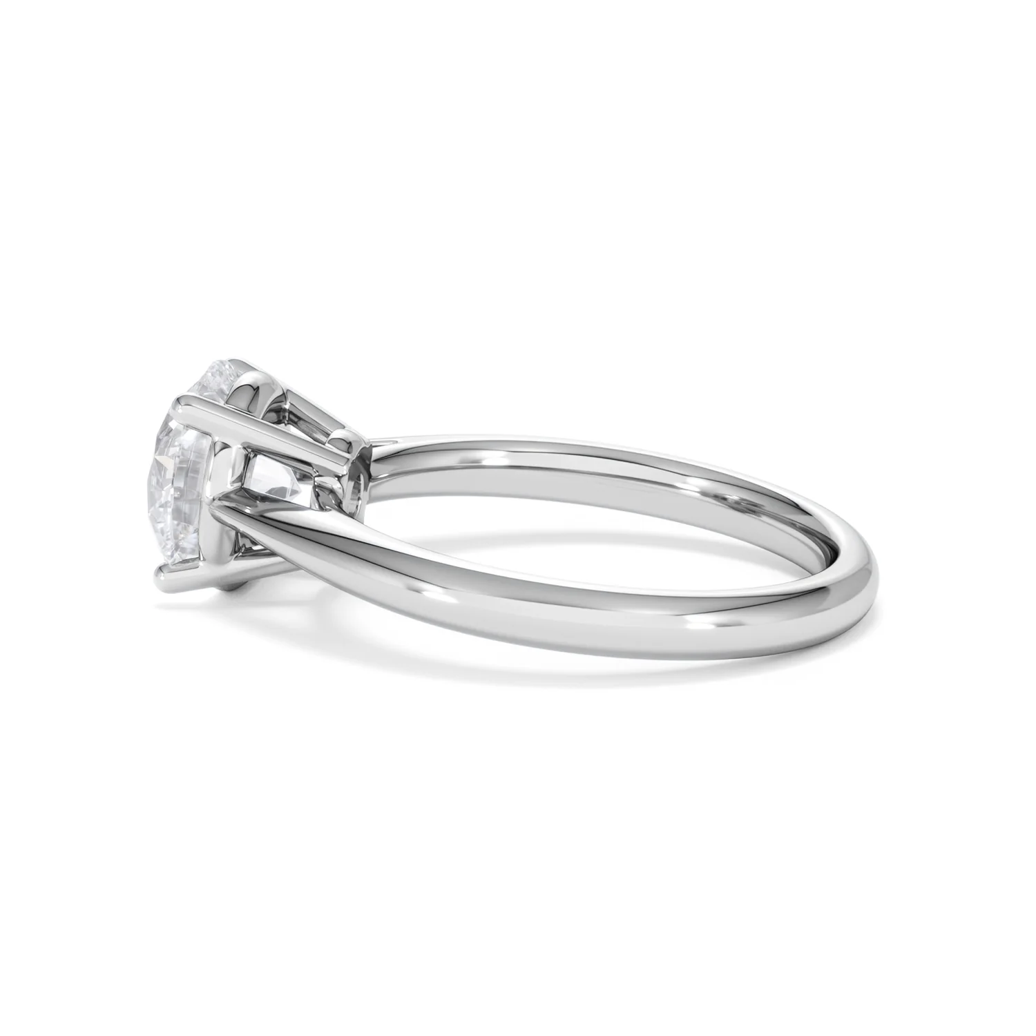 2 Carat Diamond Engagement Ring Elysia Lab F/VS1 18K White Gold - Image 65