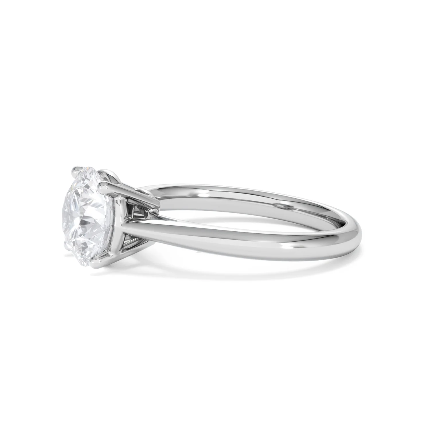 2 Carat Diamond Engagement Ring Elysia Lab F/VS1 18K White Gold - Image 73
