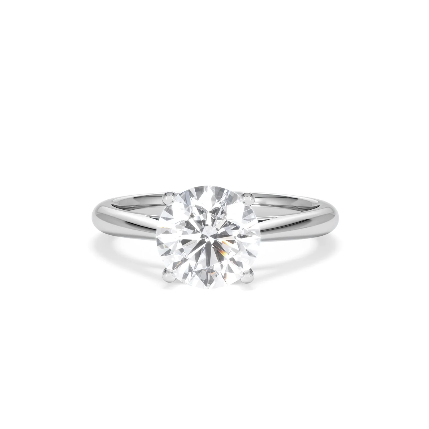 2 Carat Diamond Engagement Ring Elysia Lab F/VS1 18K White Gold - Image 87