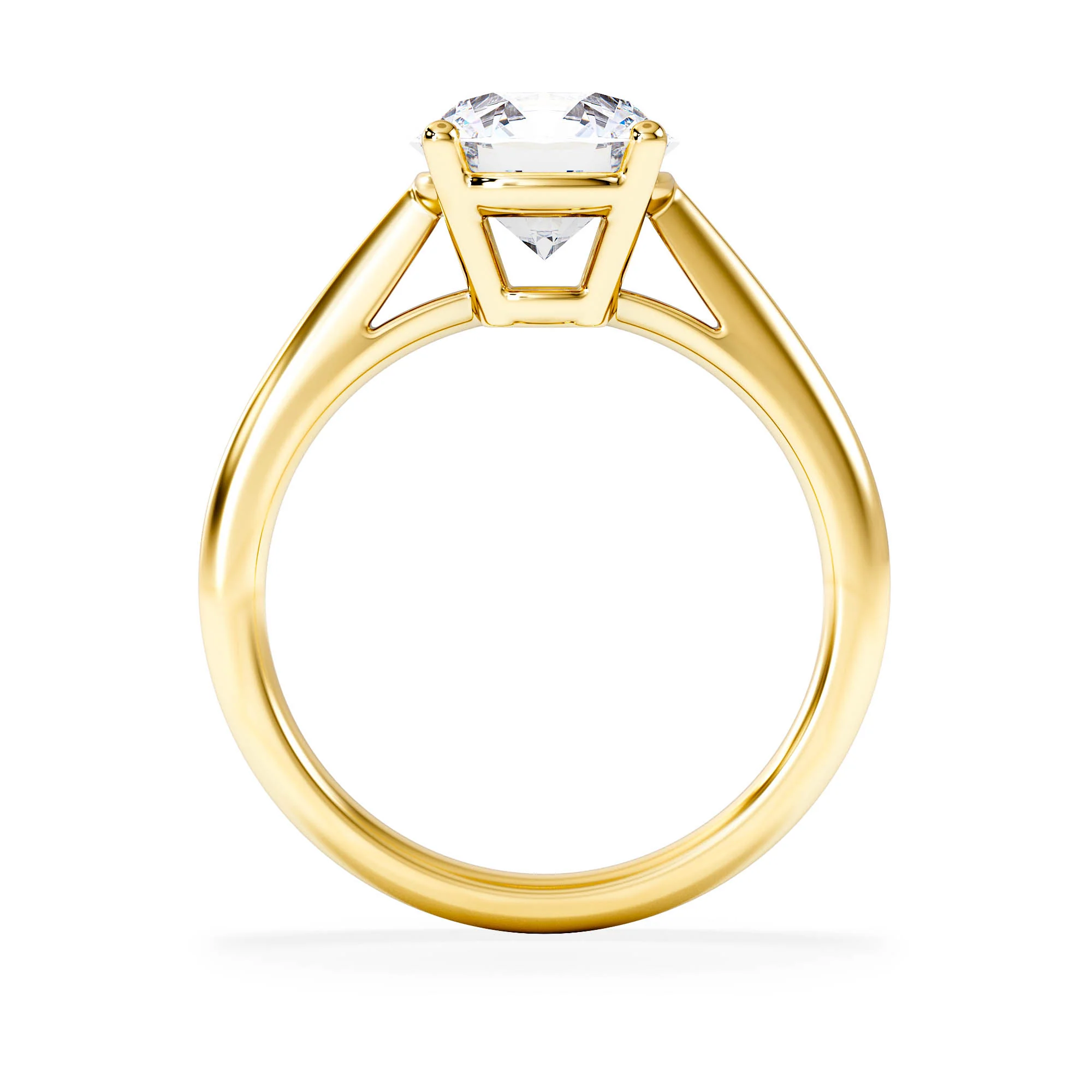 2 Carat Diamond Engagement Ring Elysia Lab F/VS1 IGI Certified 18K Gold - Image 3