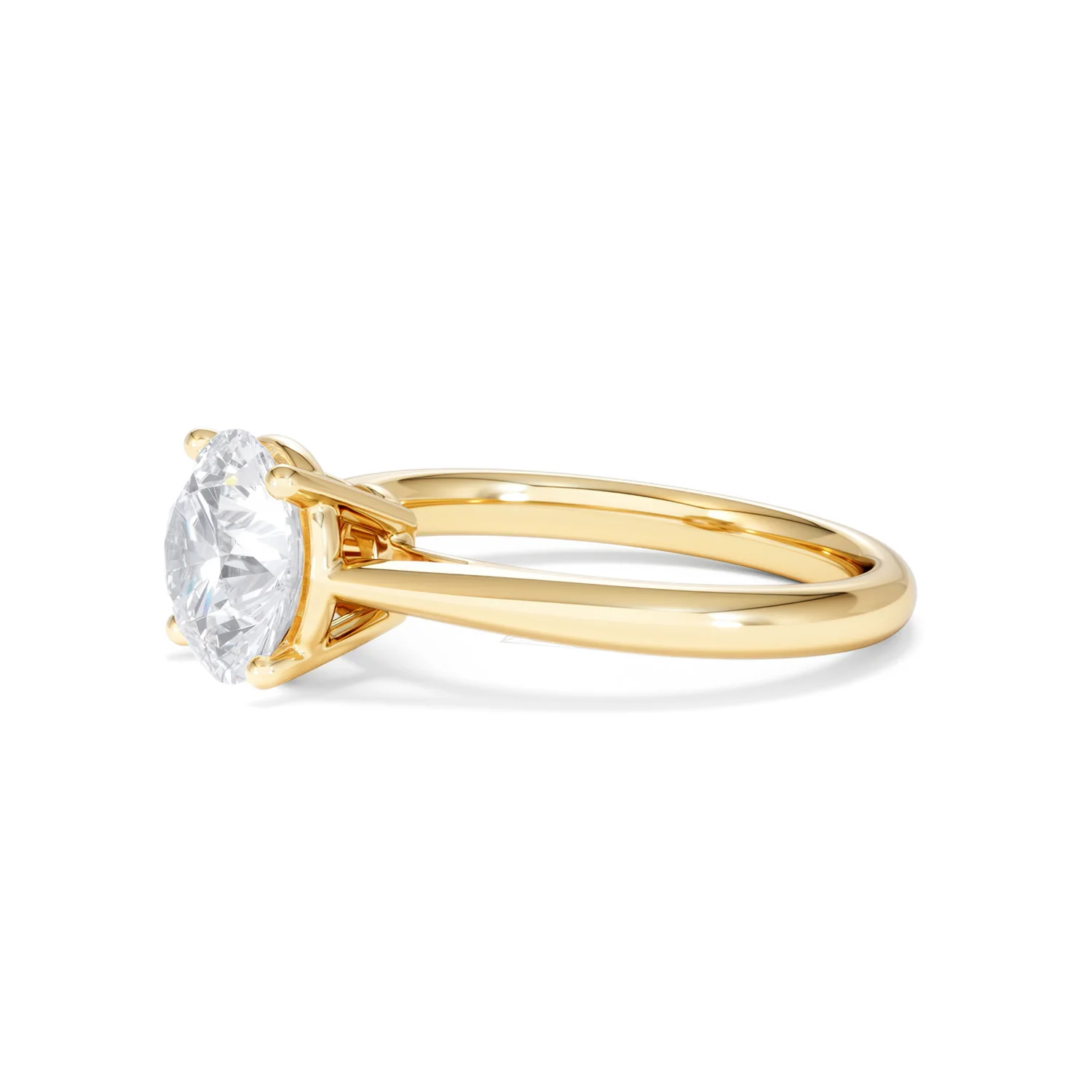 2 Carat Diamond Engagement Ring Elysia Lab F/VS1 IGI Certified 18K Gold - Image 74