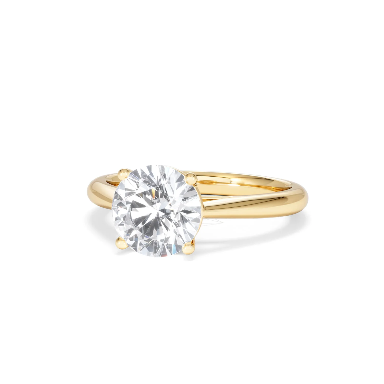 2 Carat Diamond Engagement Ring Elysia Lab F/VS1 IGI Certified 18K Gold - Image 84