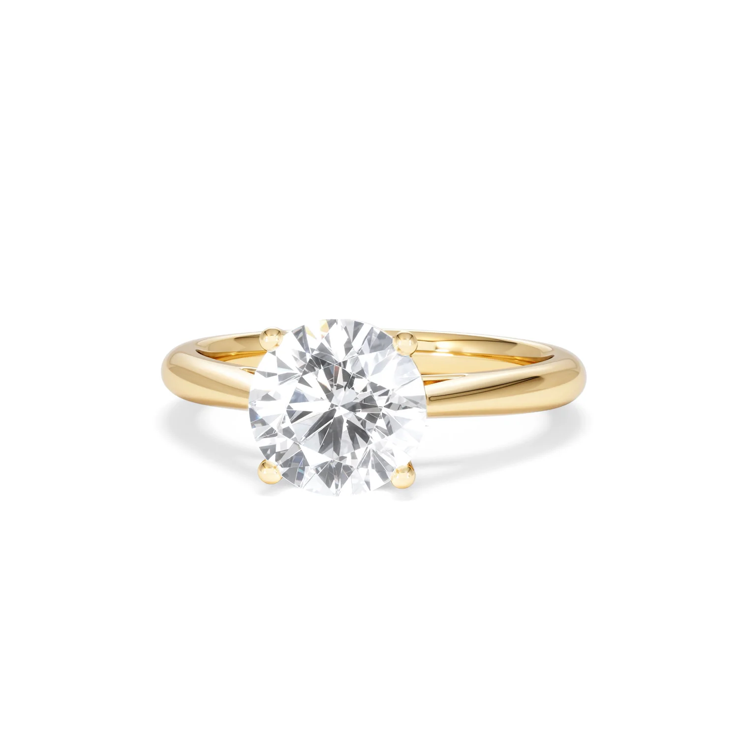 2 Carat Diamond Engagement Ring Elysia Lab F/VS1 IGI Certified 18K Gold - Image 86