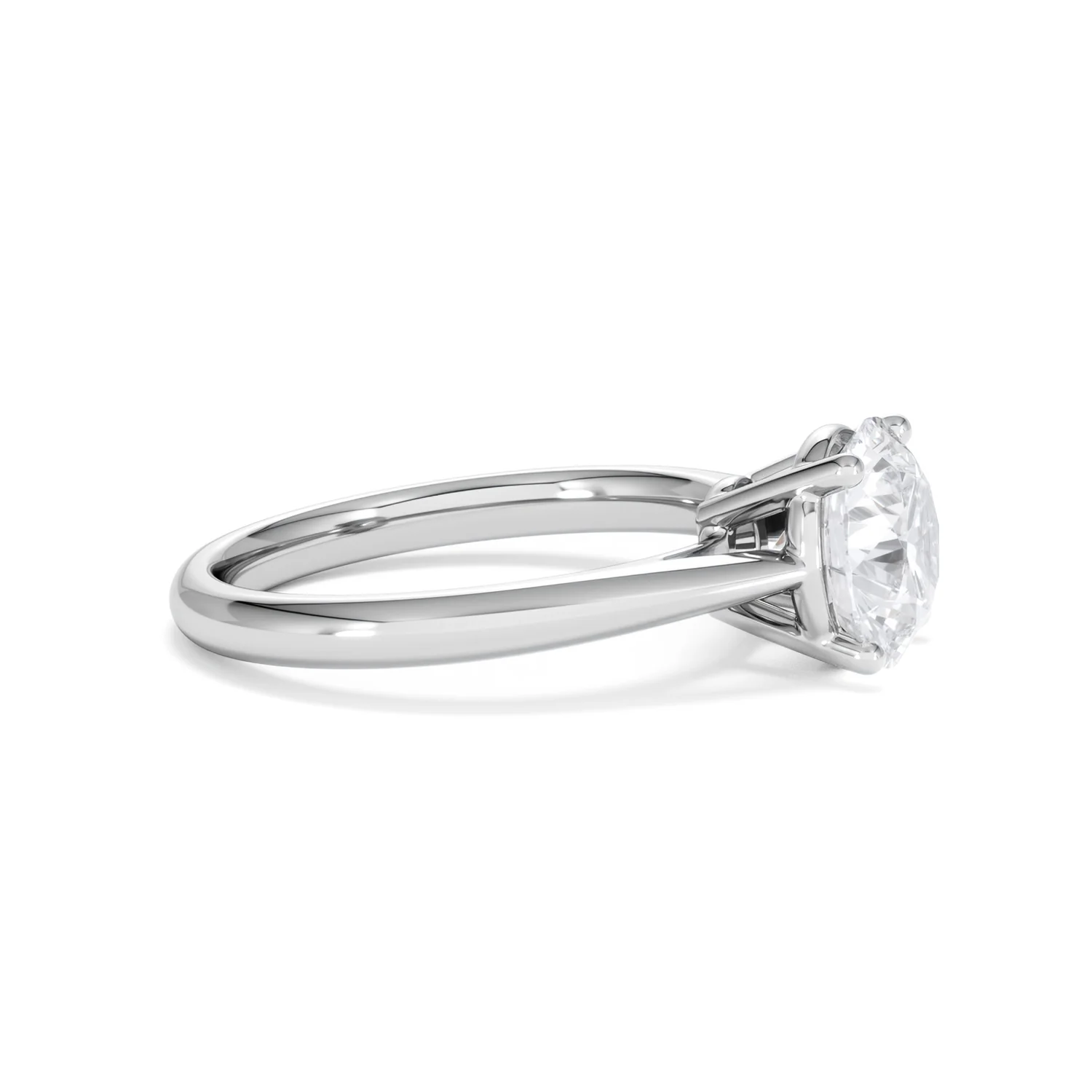 2 Carat Diamond Engagement Ring Elysia Lab F/VS1 IGI Certified Platinum - Image 24
