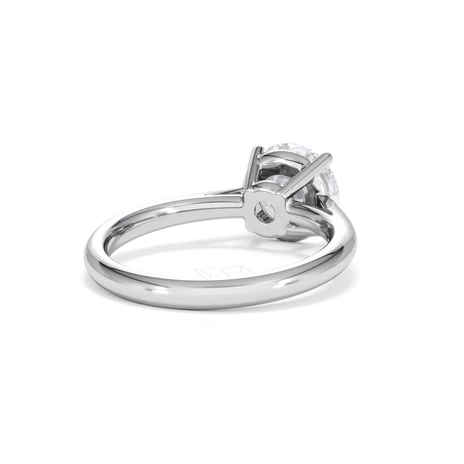 2 Carat Diamond Engagement Ring Elysia Lab F/VS1 IGI Certified Platinum - Image 42