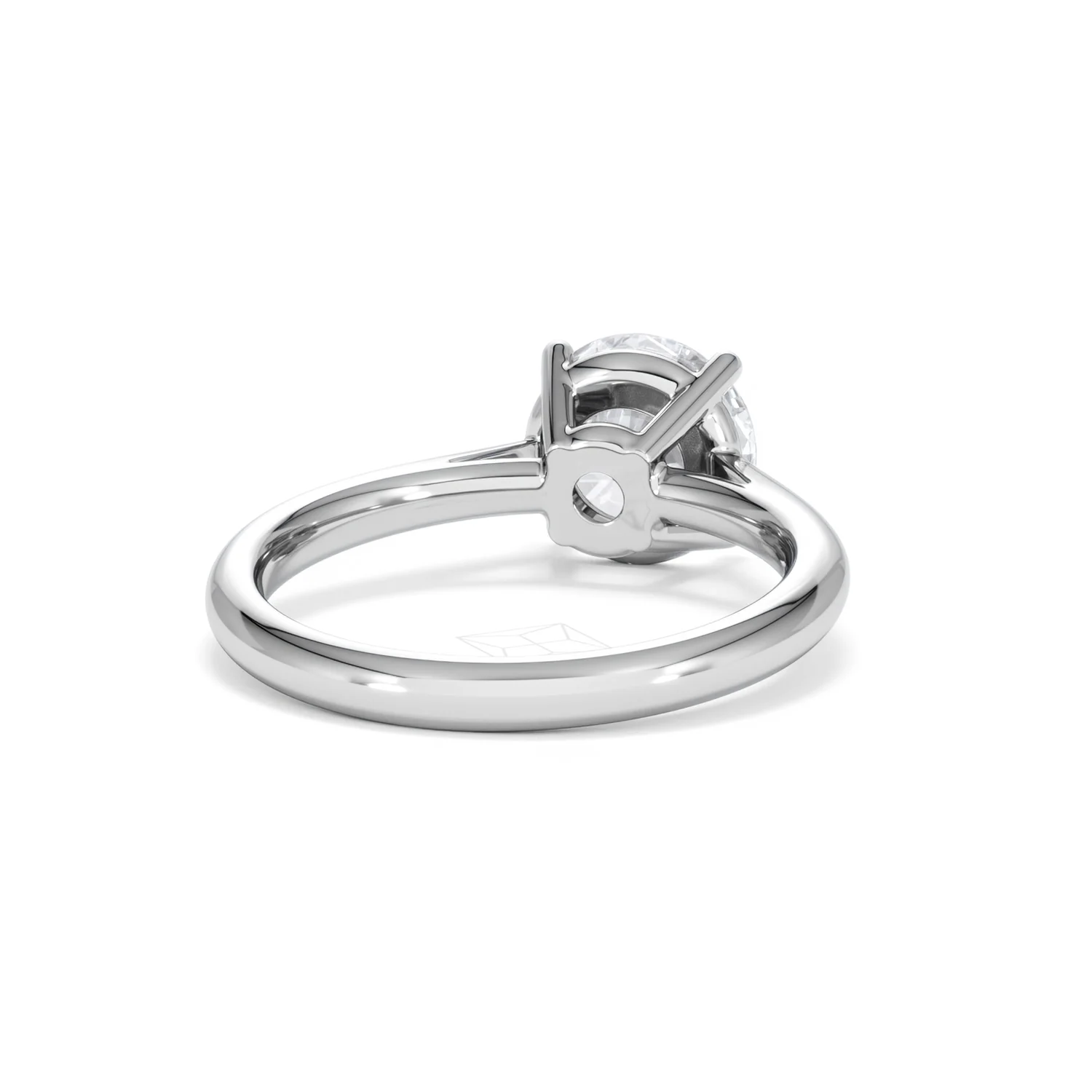 2 Carat Diamond Engagement Ring Elysia Lab F/VS1 IGI Certified Platinum - Image 44