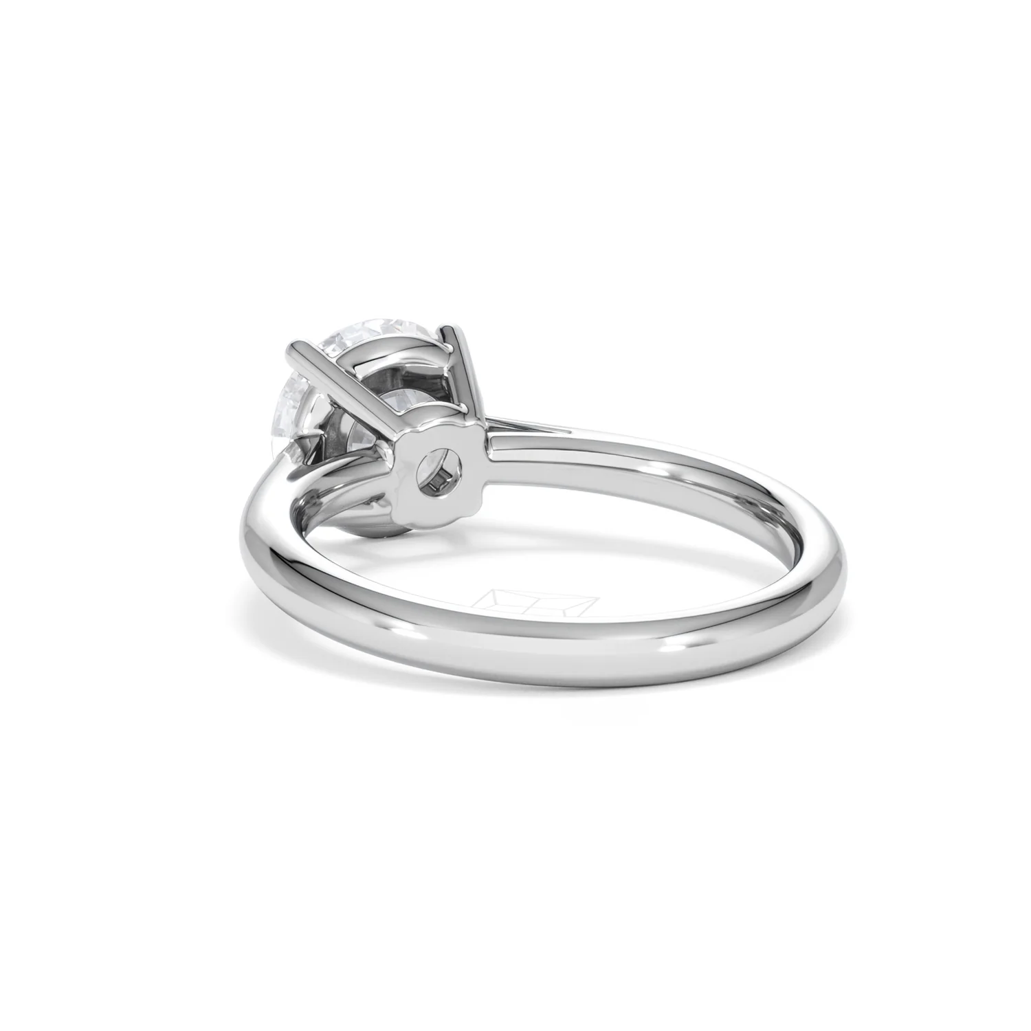 2 Carat Diamond Engagement Ring Elysia Lab F/VS1 IGI Certified Platinum - Image 54