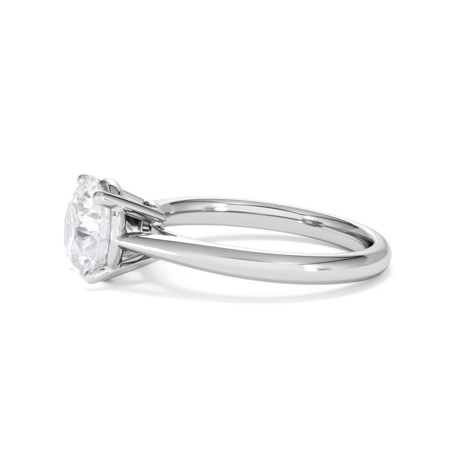 2 Carat Diamond Engagement Ring Elysia Lab F/VS1 IGI Certified Platinum - Image 71