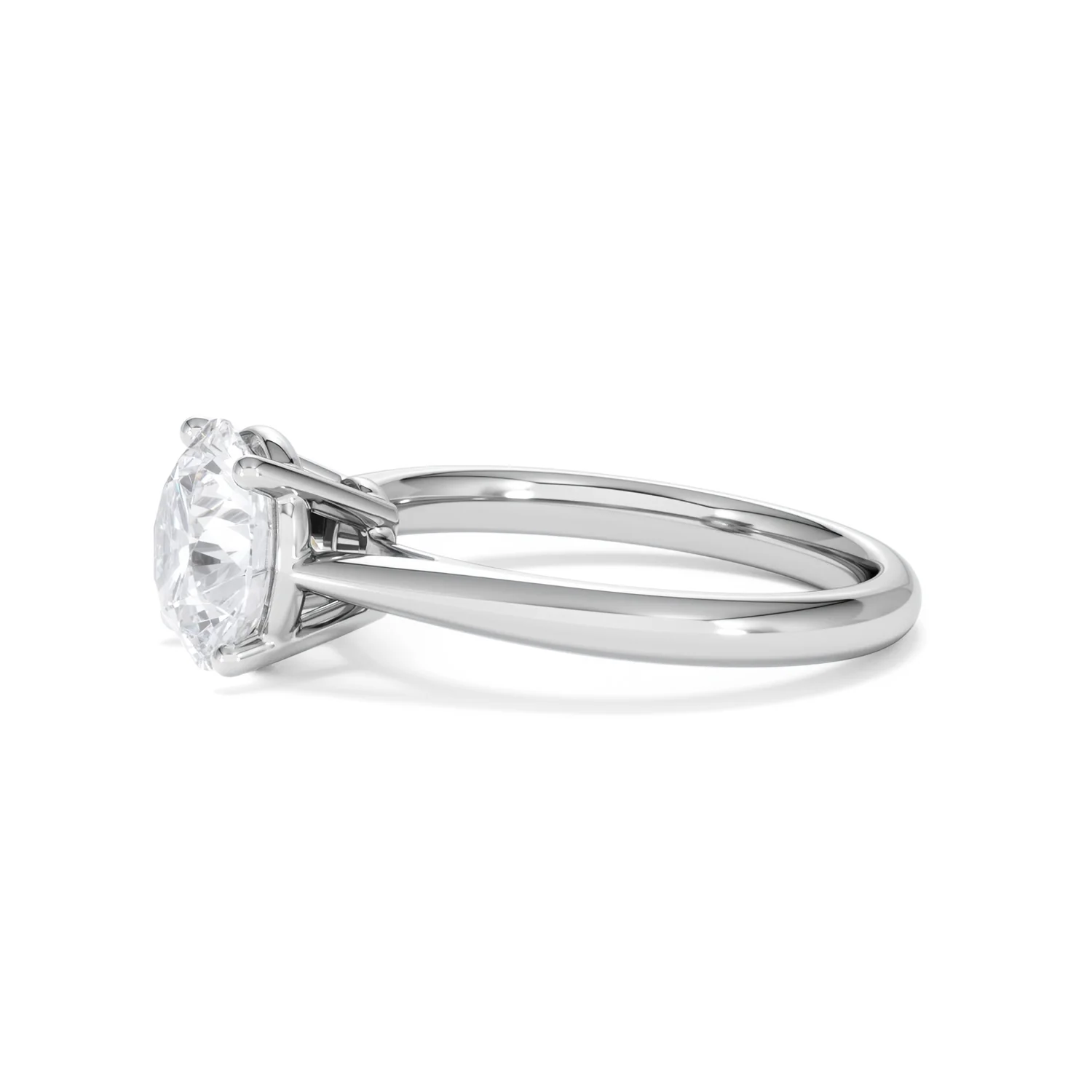 2 Carat Diamond Engagement Ring Elysia Lab F/VS1 IGI Certified Platinum - Image 72