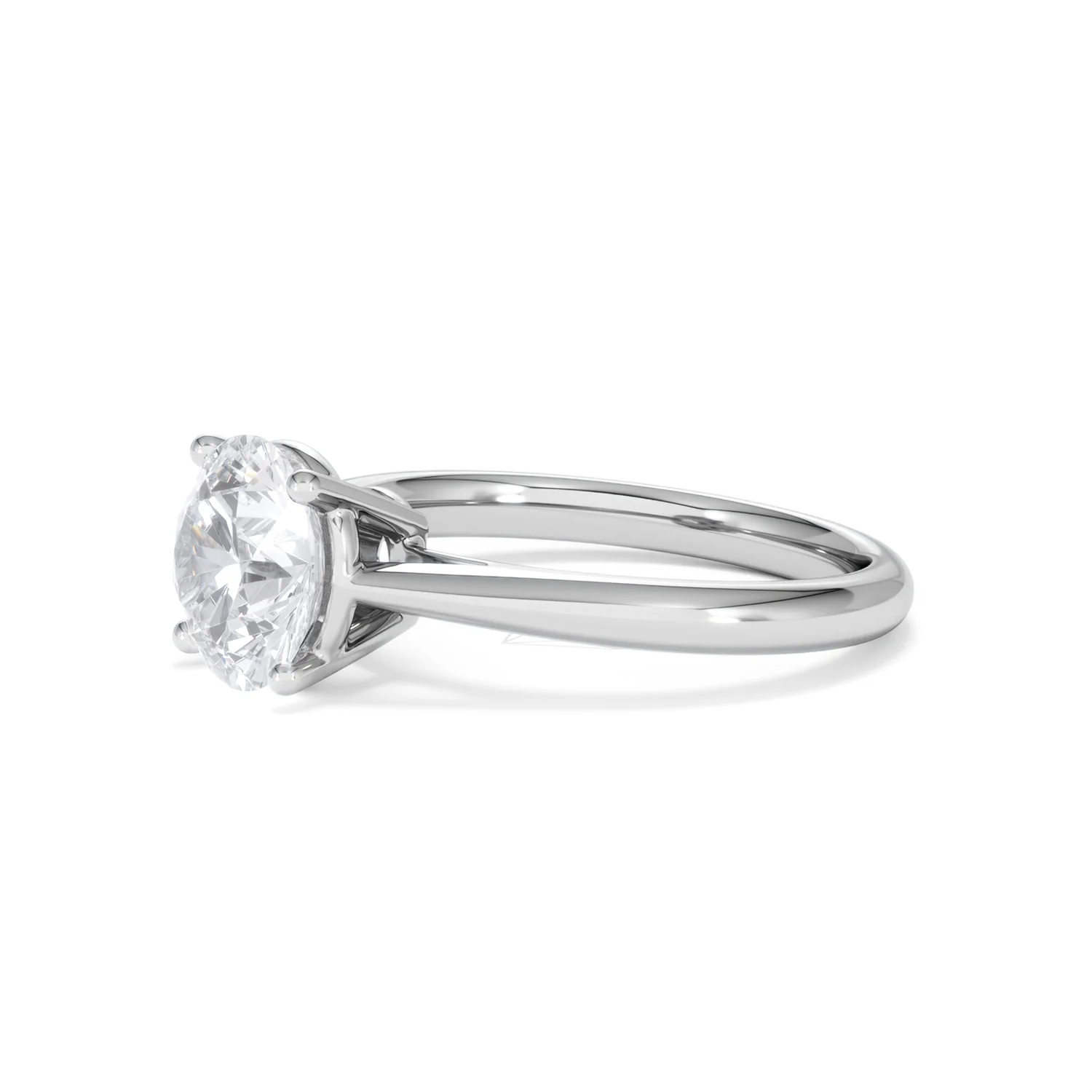 2 Carat Diamond Engagement Ring Elysia Lab F/VS1 IGI Certified Platinum - Image 75