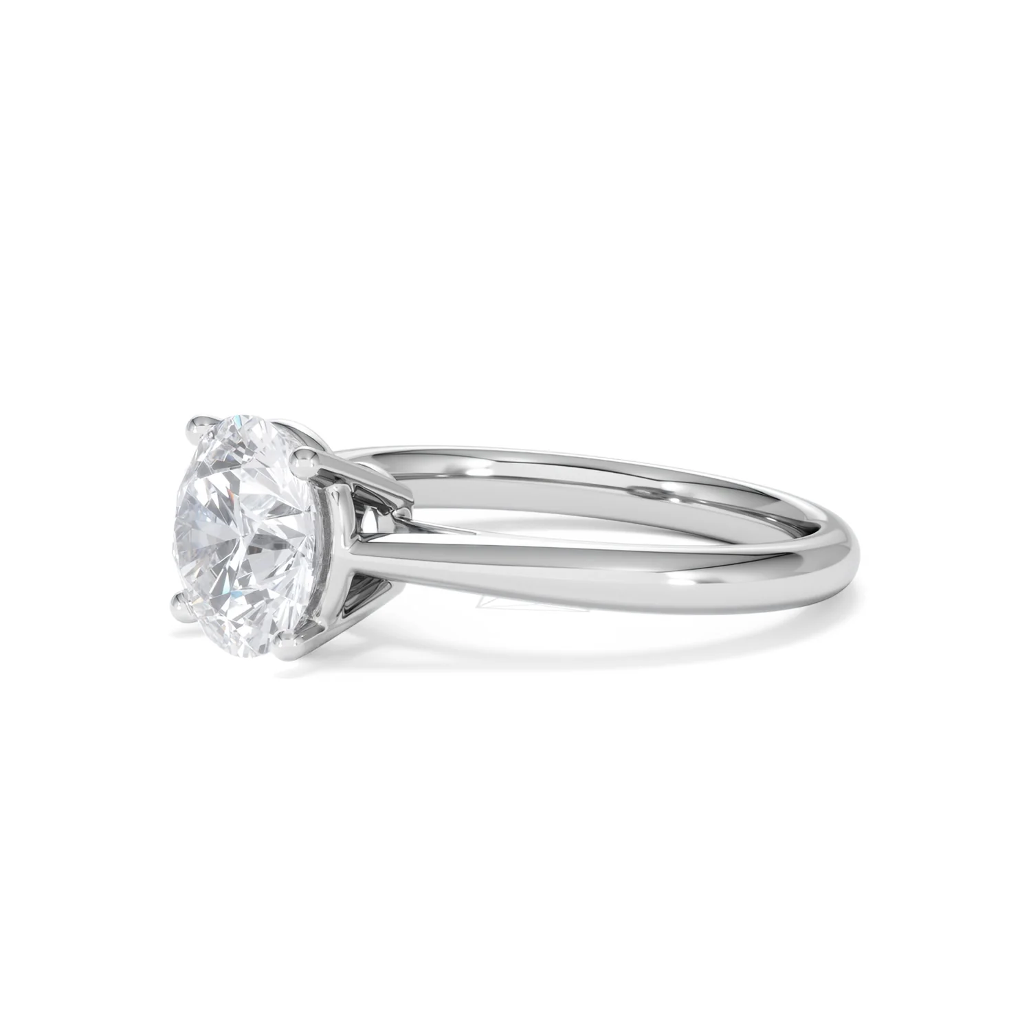 2 Carat Diamond Engagement Ring Elysia Lab F/VS1 IGI Certified Platinum - Image 76