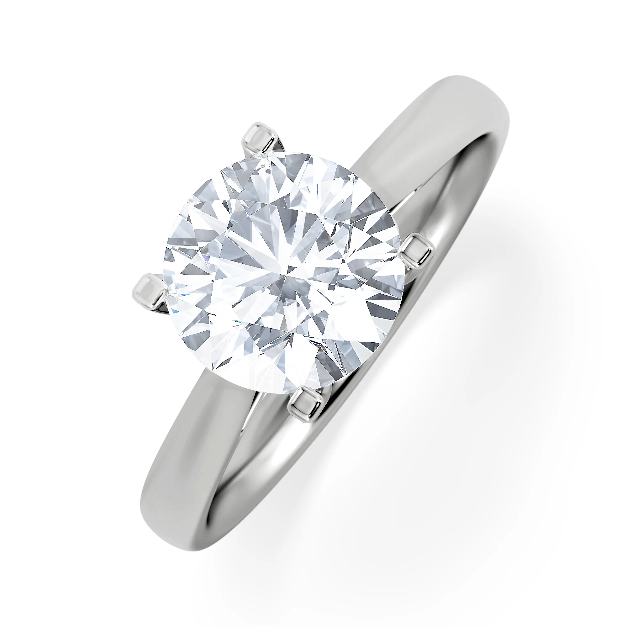 2 Carat Diamond Engagement Ring Grace Lab F/VS1 18K White Gold