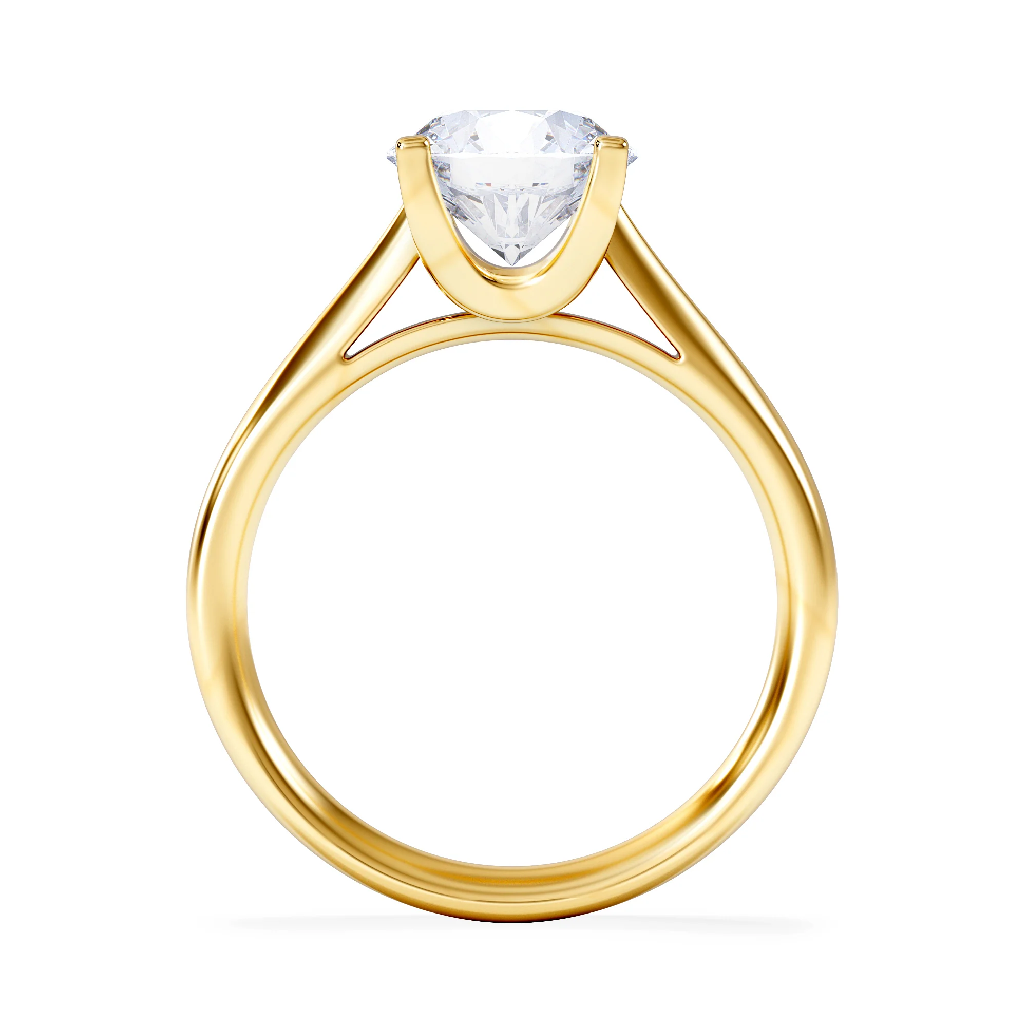 2 Carat Diamond Engagement Ring Grace Lab F/VS1 IGI Certified 18K Gold - Image 3