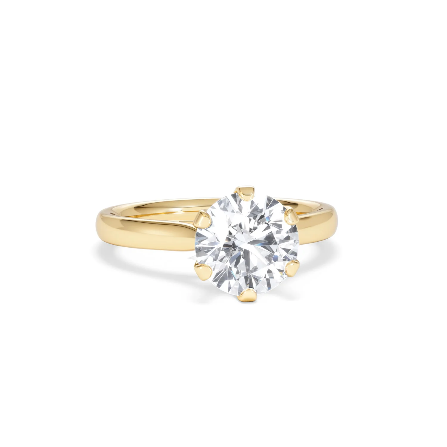 2 Carat Diamond Engagement Ring High Set Chloe Lab F/VS1 18K Gold - Image 10