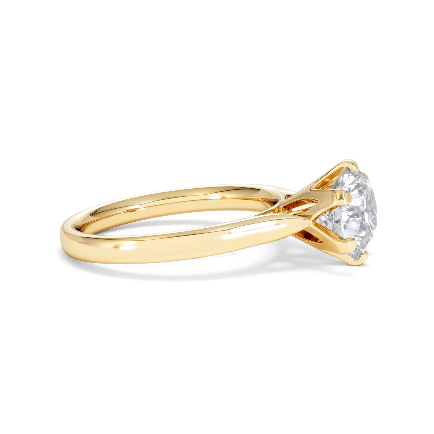 2 Carat Diamond Engagement Ring High Set Chloe Lab F/VS1 18K Gold - Image 24