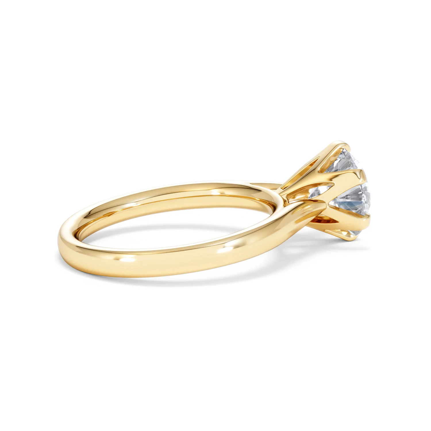 2 Carat Diamond Engagement Ring High Set Chloe Lab F/VS1 18K Gold - Image 32