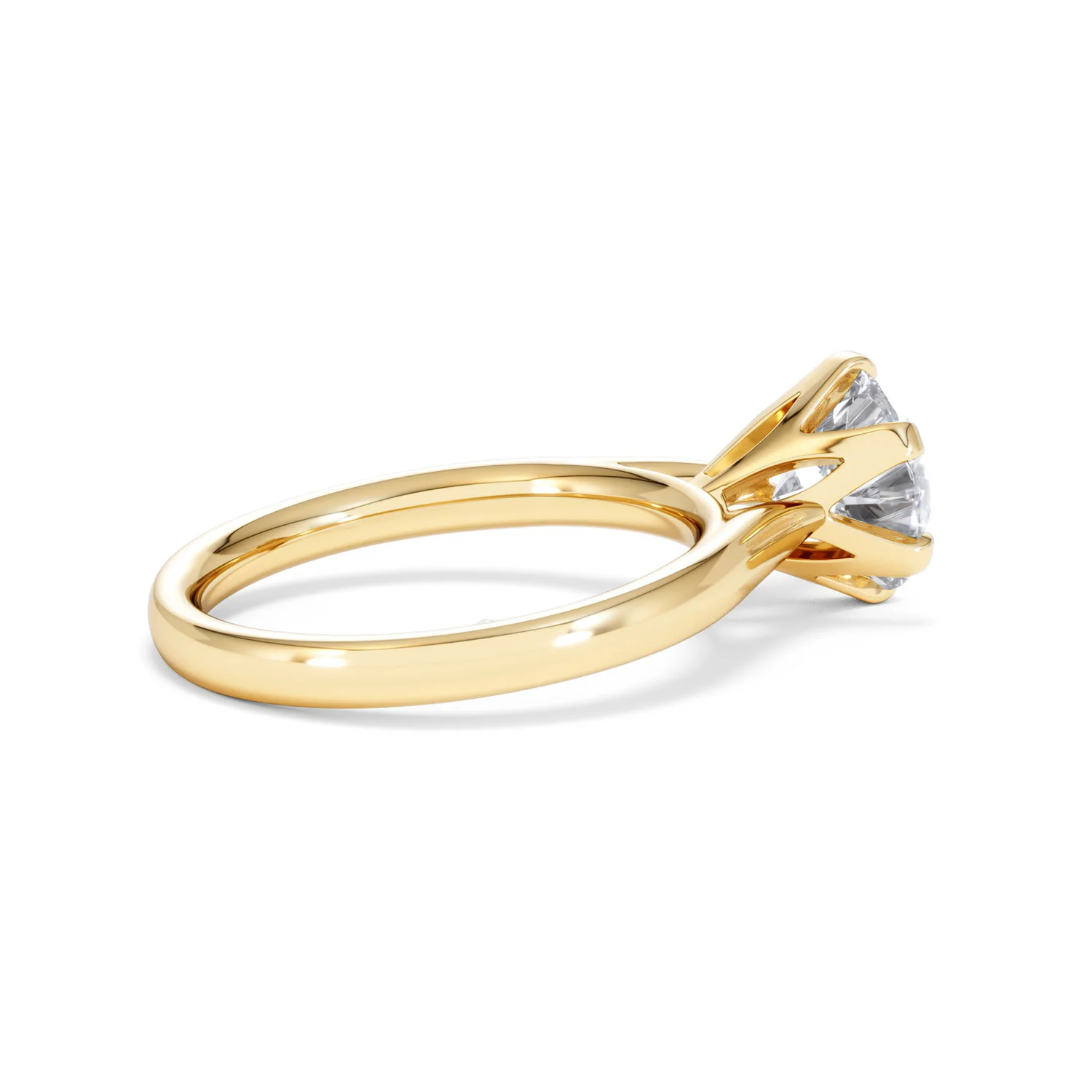 2 Carat Diamond Engagement Ring High Set Chloe Lab F/VS1 18K Gold - Image 33