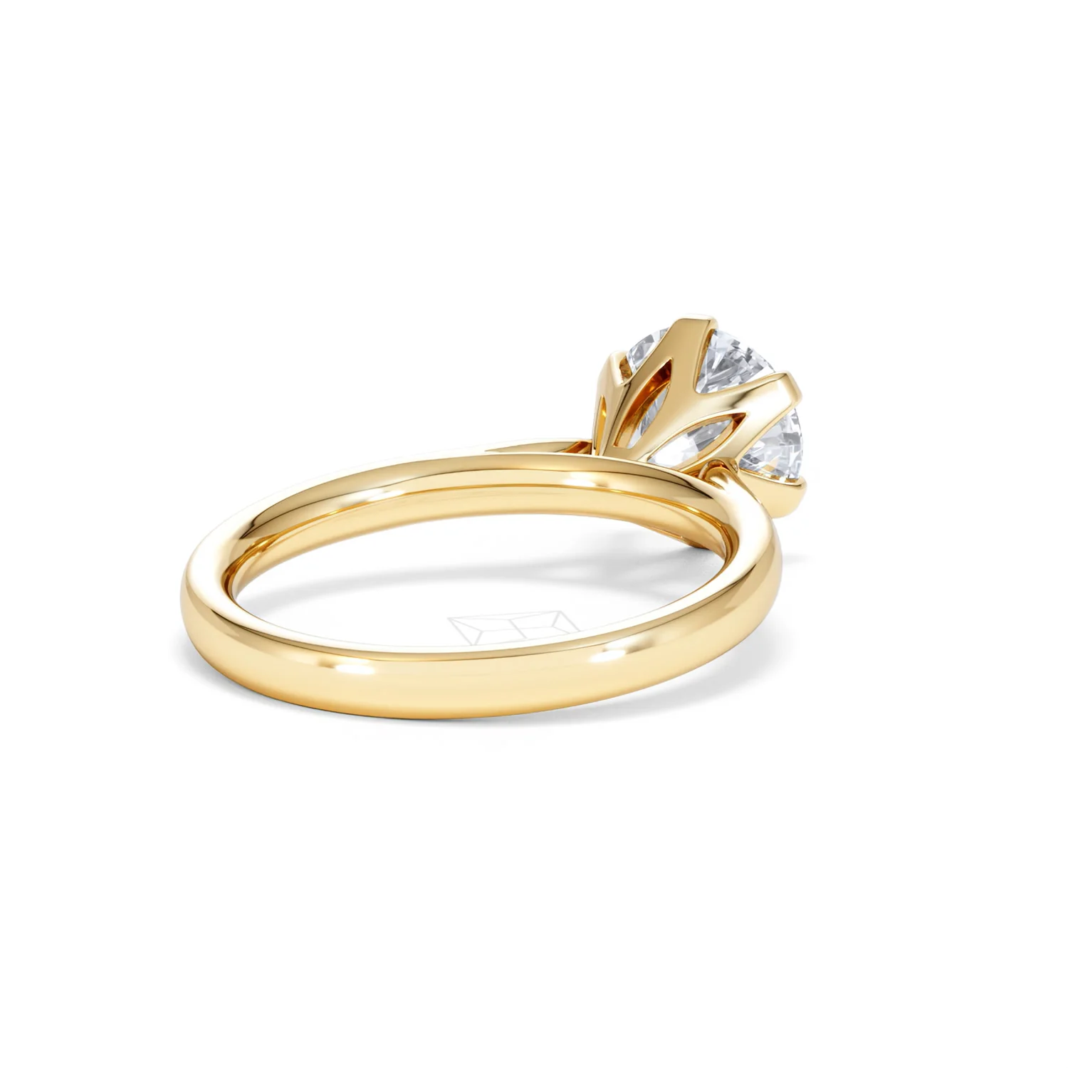 2 Carat Diamond Engagement Ring High Set Chloe Lab F/VS1 18K Gold - Image 41