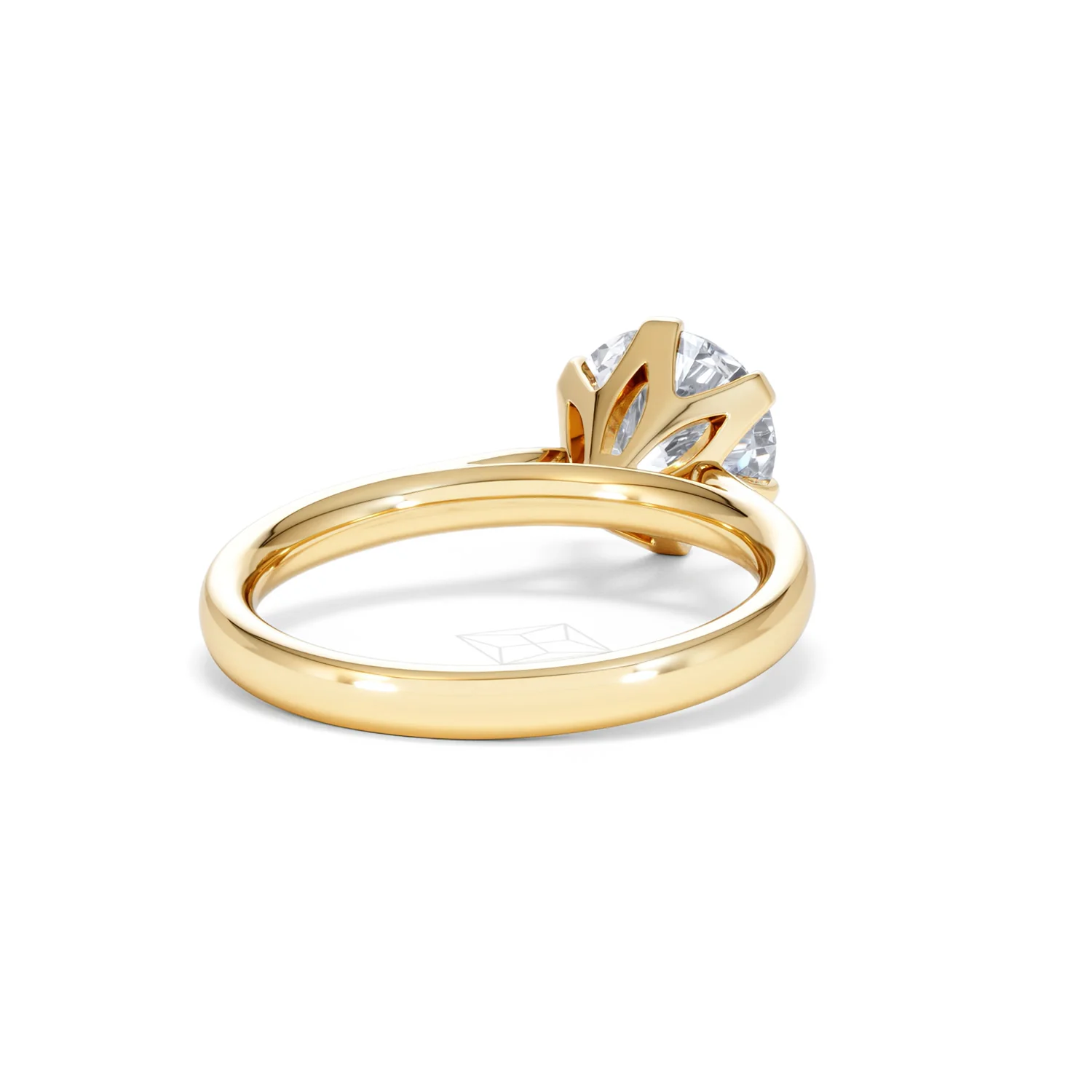2 Carat Diamond Engagement Ring High Set Chloe Lab F/VS1 18K Gold - Image 43
