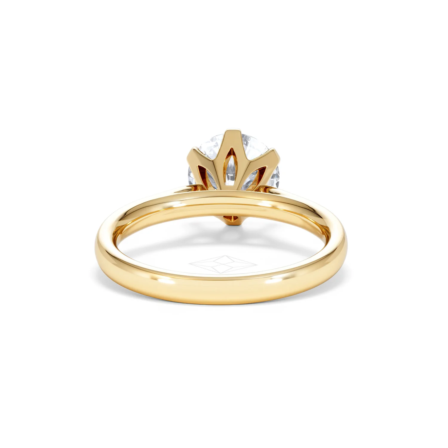 2 Carat Diamond Engagement Ring High Set Chloe Lab F/VS1 18K Gold - Image 47
