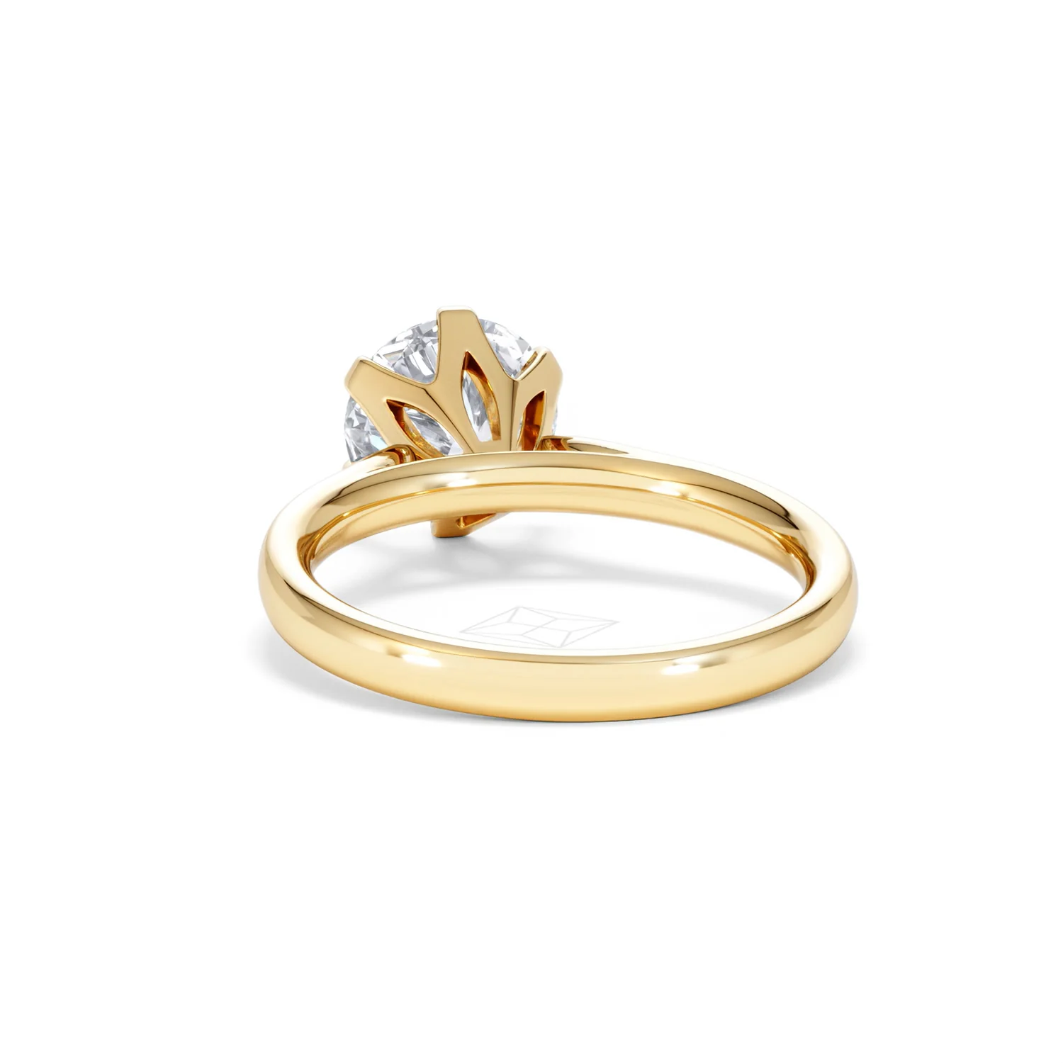 2 Carat Diamond Engagement Ring High Set Chloe Lab F/VS1 18K Gold - Image 51