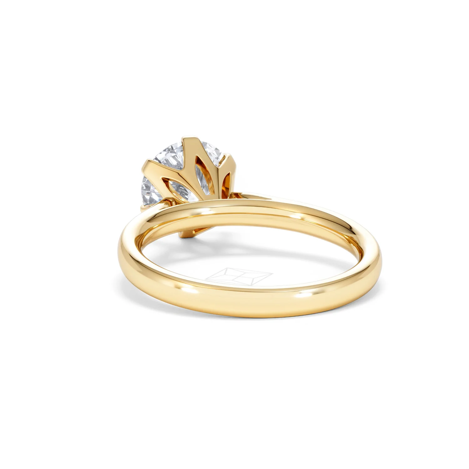2 Carat Diamond Engagement Ring High Set Chloe Lab F/VS1 18K Gold - Image 52