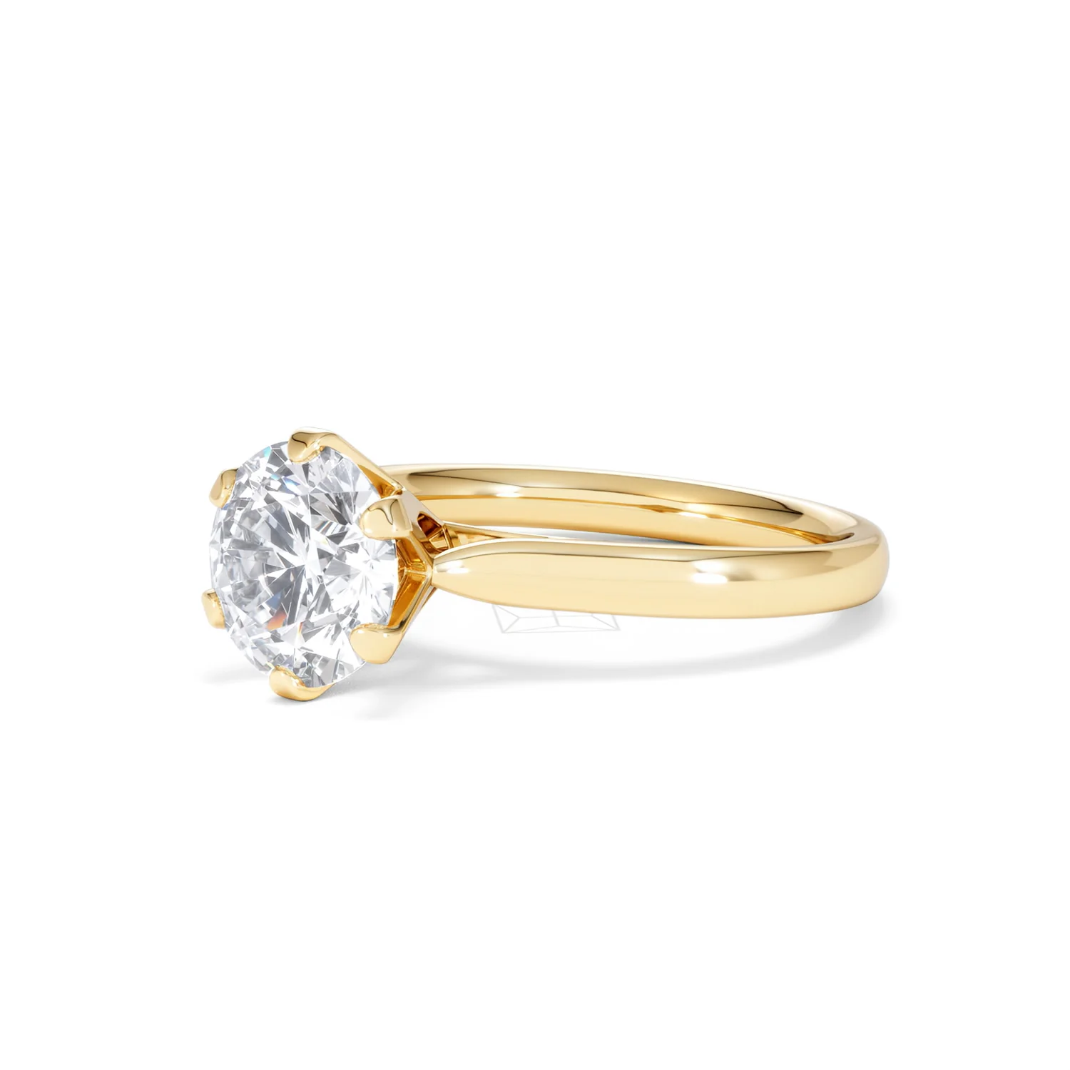 2 Carat Diamond Engagement Ring High Set Chloe Lab F/VS1 18K Gold - Image 79