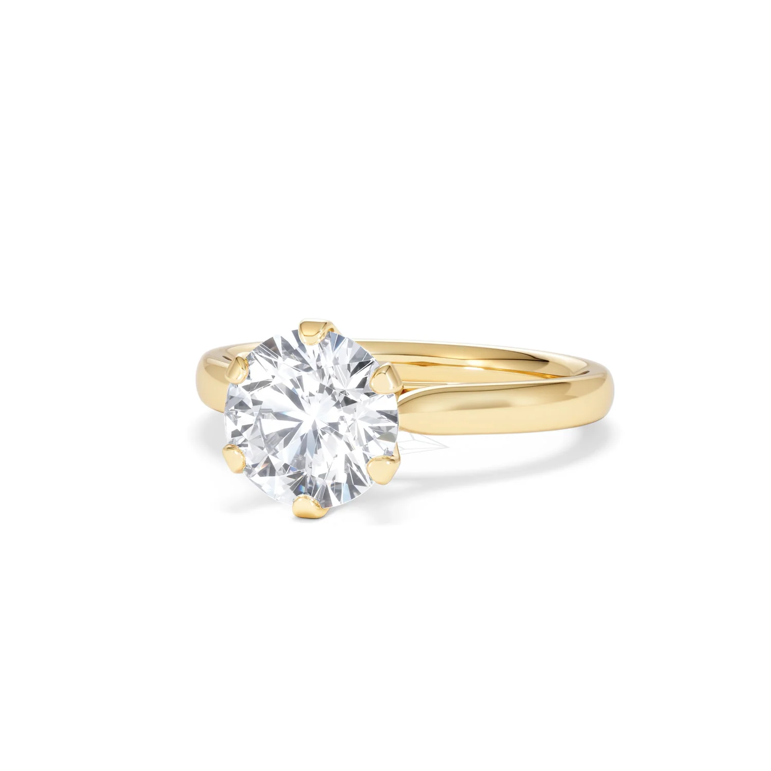 2 Carat Diamond Engagement Ring High Set Chloe Lab F/VS1 18K Gold - Image 84