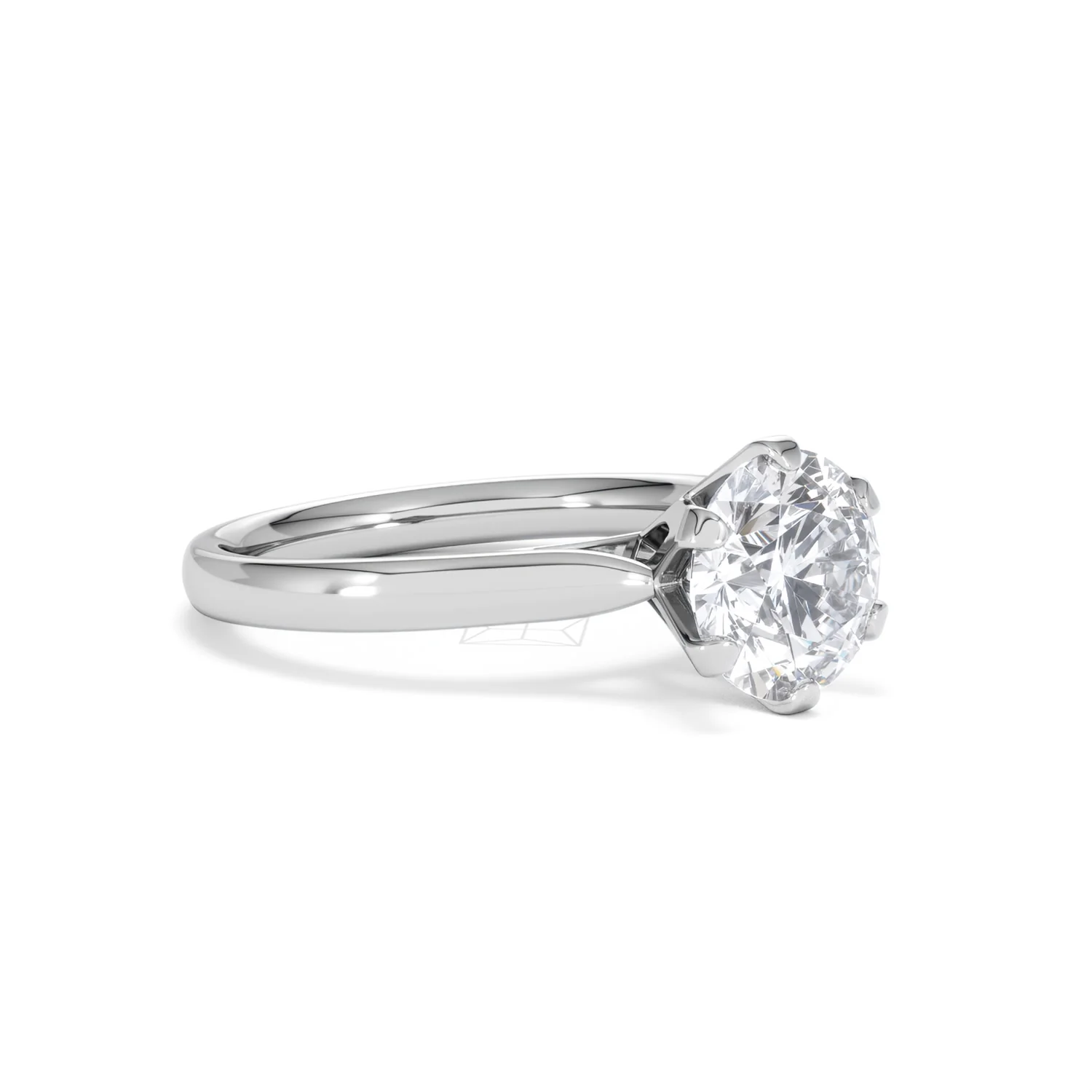 2 Carat Diamond Engagement Ring High Set Chloe Lab F/VS1 Platinum - Image 17