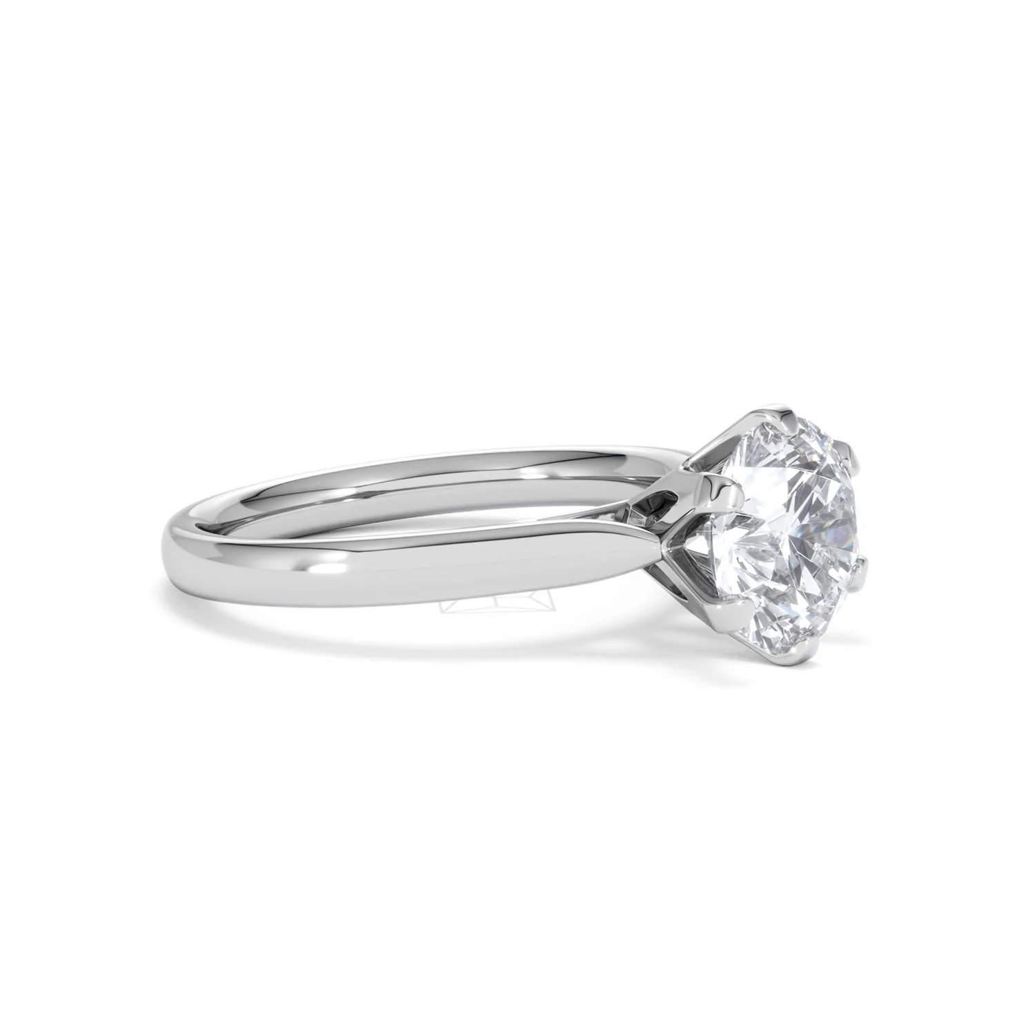2 Carat Diamond Engagement Ring High Set Chloe Lab F/VS1 Platinum - Image 19