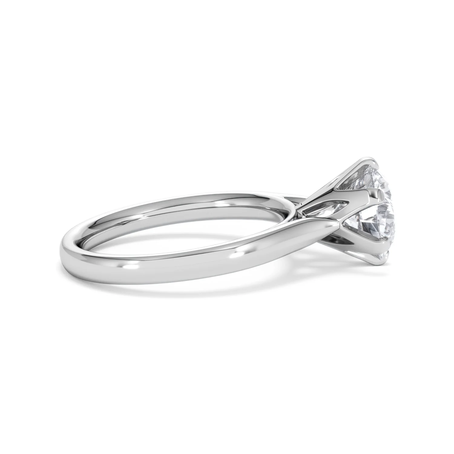 2 Carat Diamond Engagement Ring High Set Chloe Lab F/VS1 Platinum - Image 28