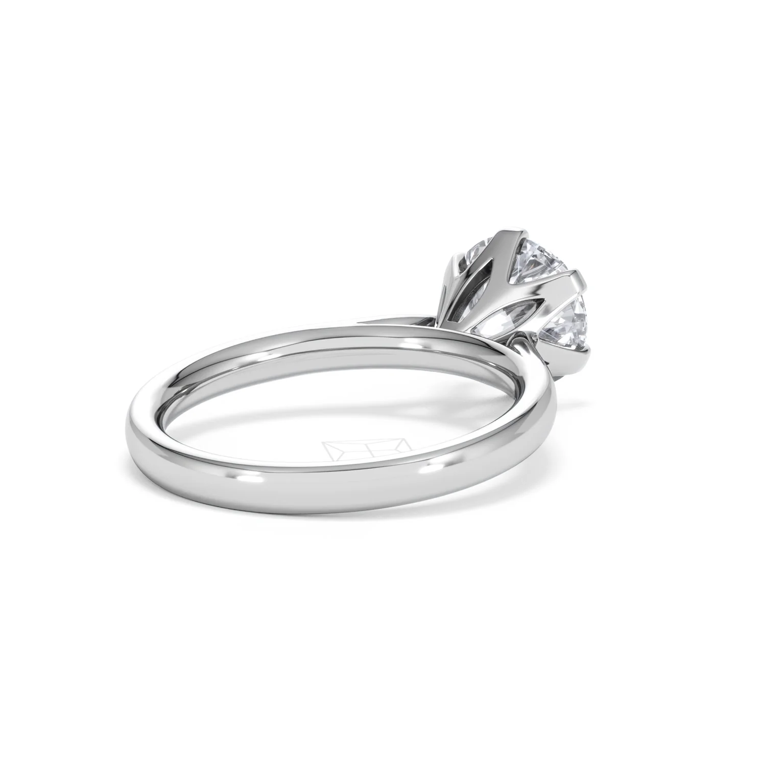 2 Carat Diamond Engagement Ring High Set Chloe Lab F/VS1 Platinum - Image 40