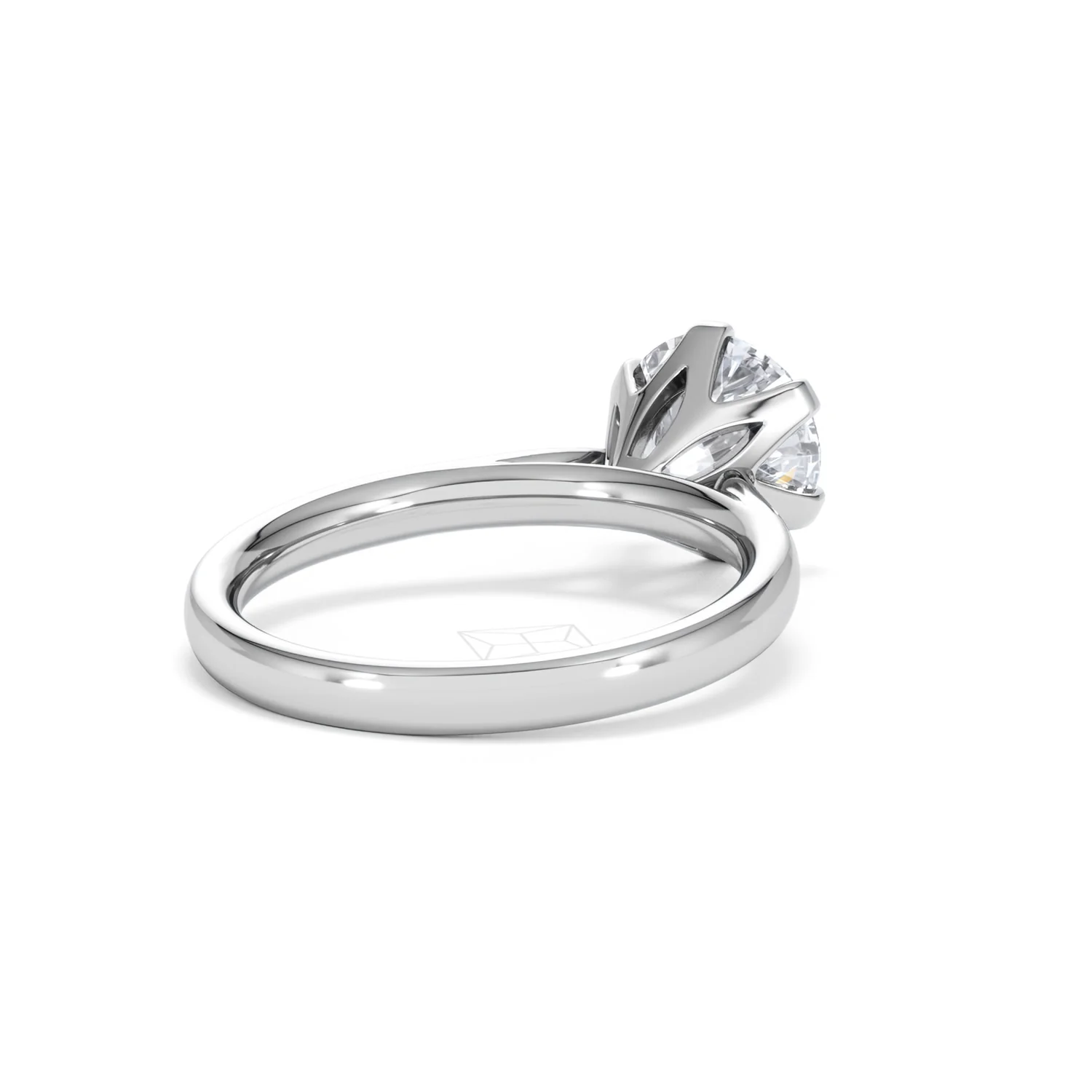 2 Carat Diamond Engagement Ring High Set Chloe Lab F/VS1 Platinum - Image 41