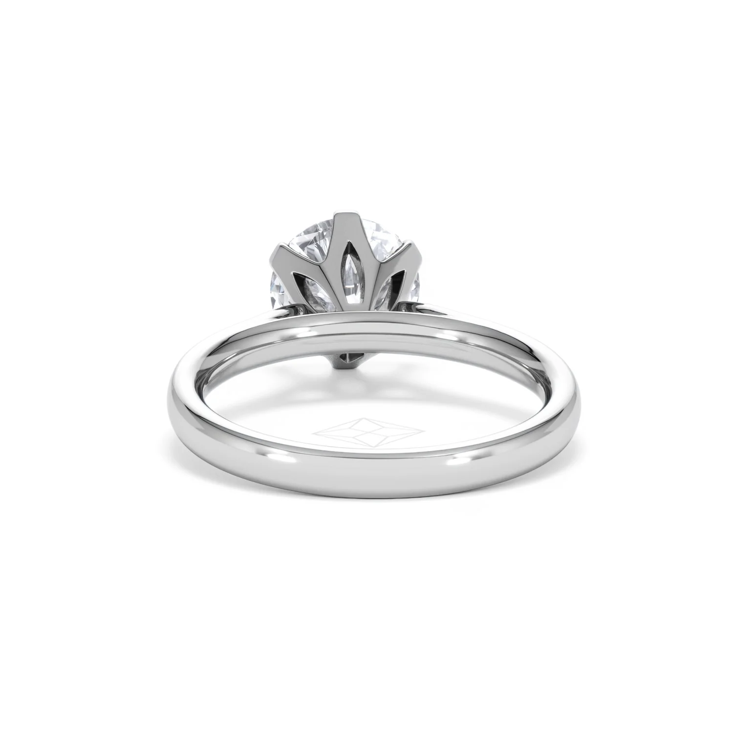 2 Carat Diamond Engagement Ring High Set Chloe Lab F/VS1 Platinum - Image 49