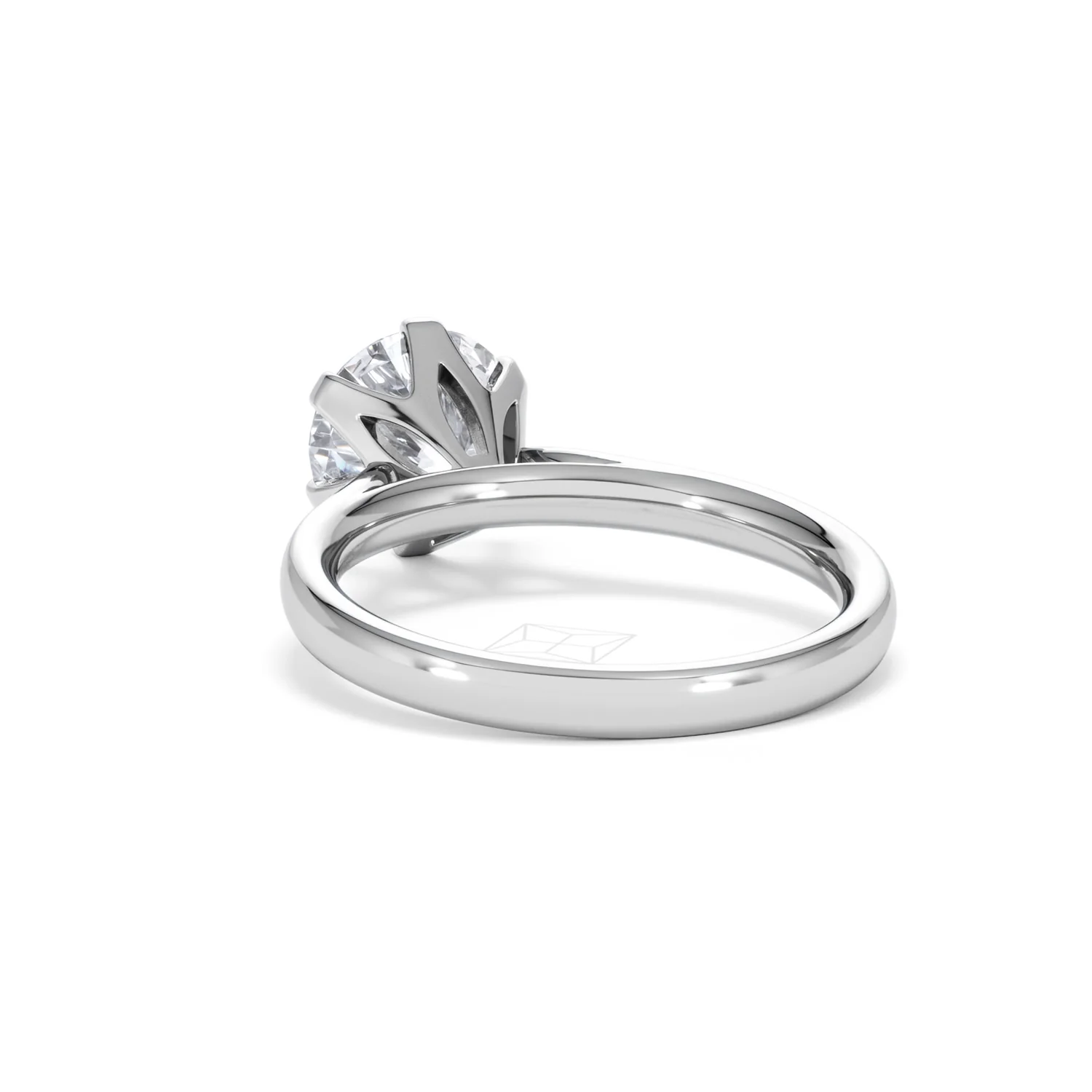 2 Carat Diamond Engagement Ring High Set Chloe Lab F/VS1 Platinum - Image 53