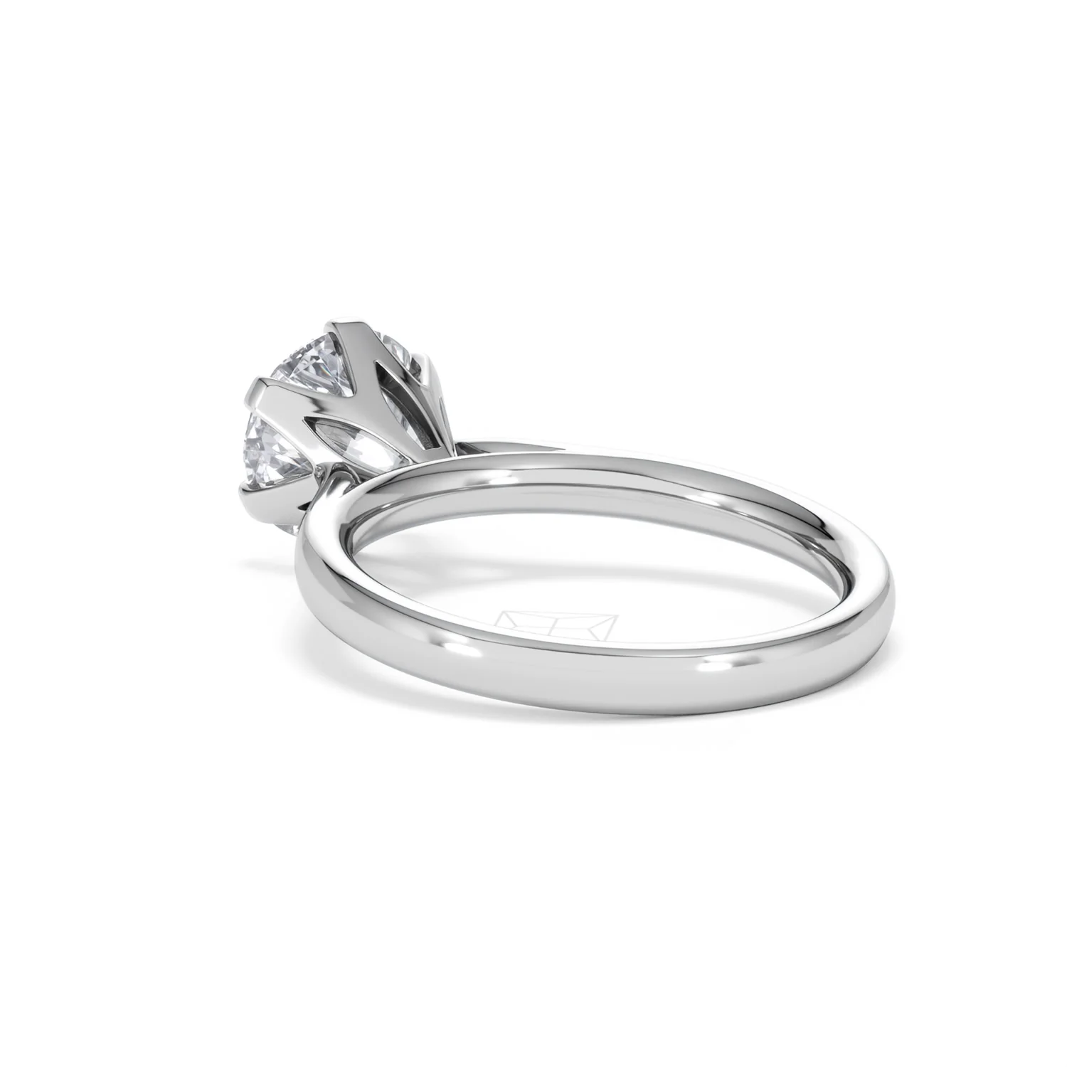 2 Carat Diamond Engagement Ring High Set Chloe Lab F/VS1 Platinum - Image 56
