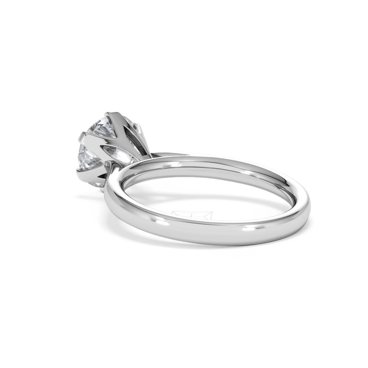 2 Carat Diamond Engagement Ring High Set Chloe Lab F/VS1 Platinum - Image 57