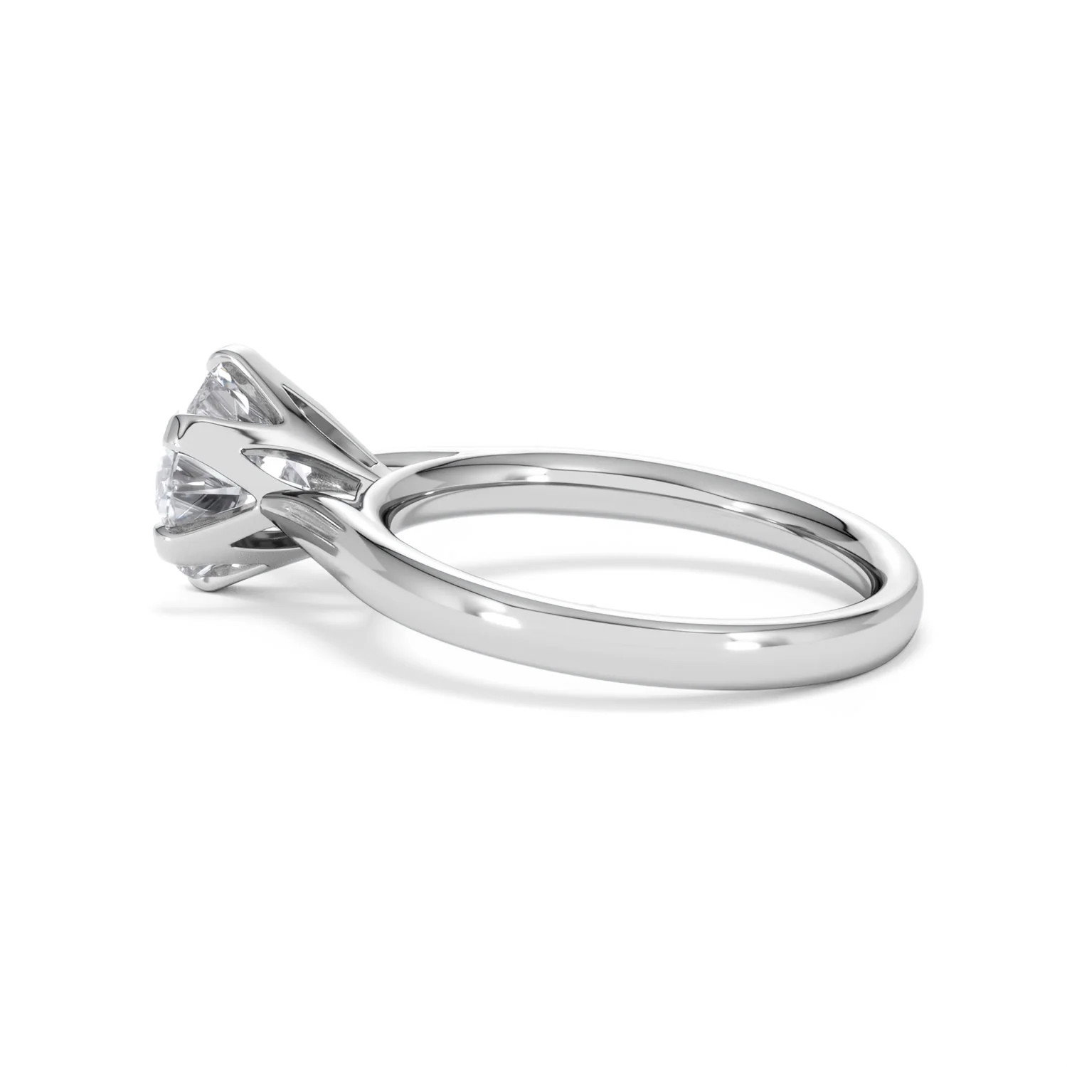 2 Carat Diamond Engagement Ring High Set Chloe Lab F/VS1 Platinum - Image 63