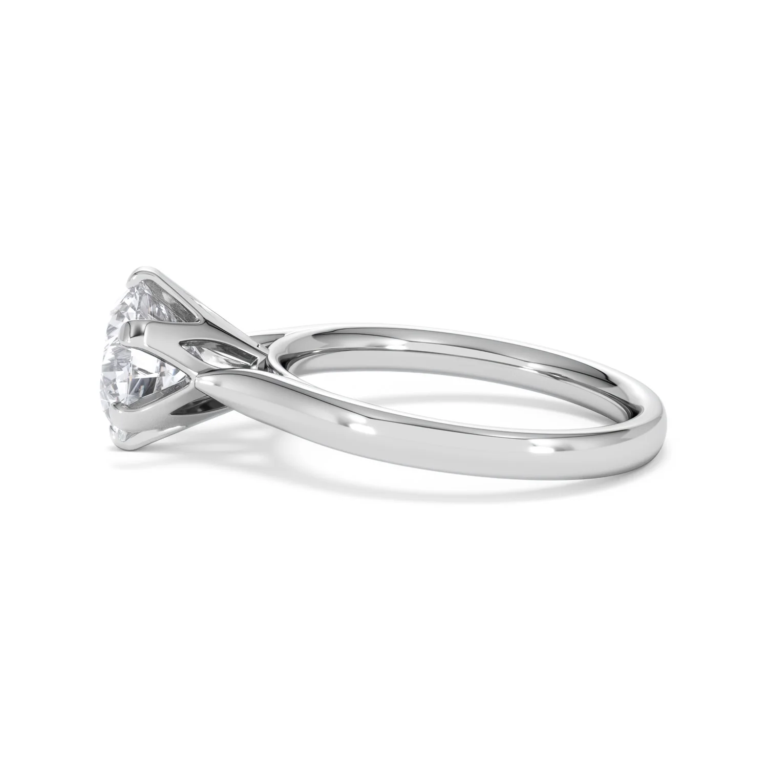 2 Carat Diamond Engagement Ring High Set Chloe Lab F/VS1 Platinum - Image 68