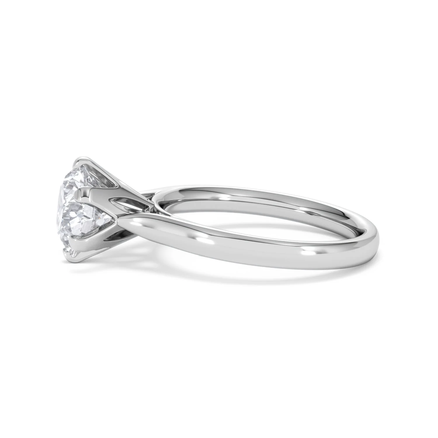 2 Carat Diamond Engagement Ring High Set Chloe Lab F/VS1 Platinum - Image 70